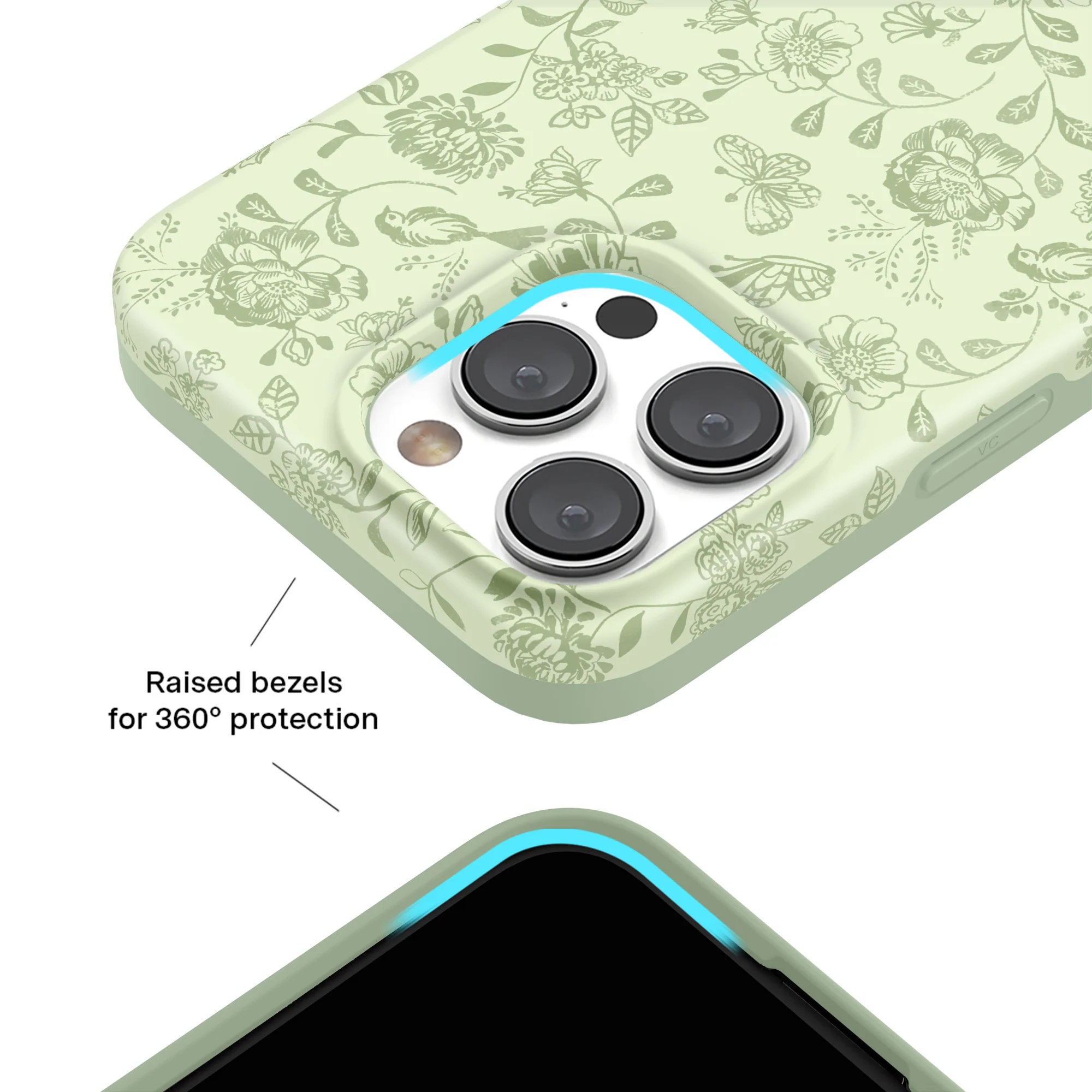 Storybook Sage Floral iPhone Case - Image 13