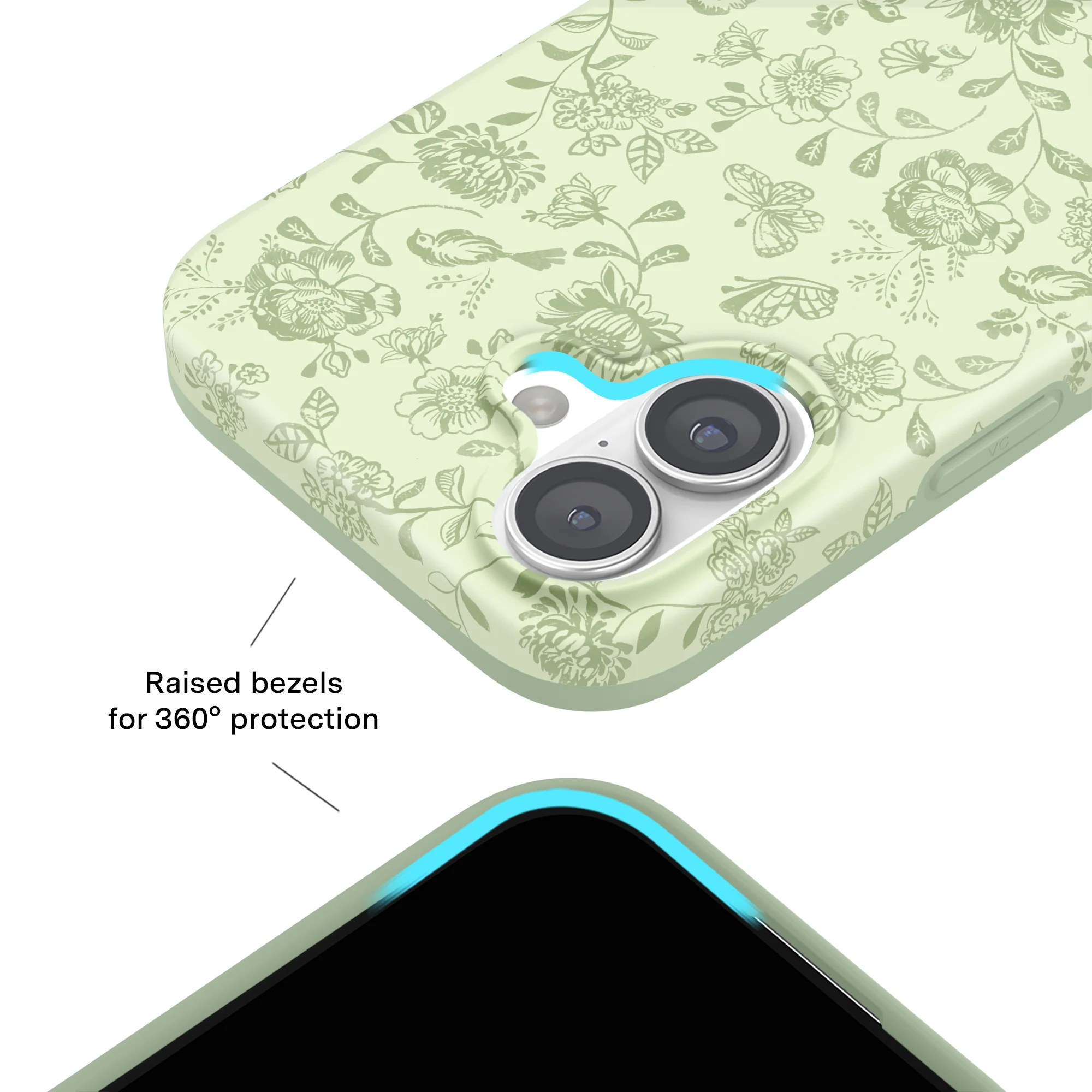 Storybook Sage Floral iPhone Case - Image 58