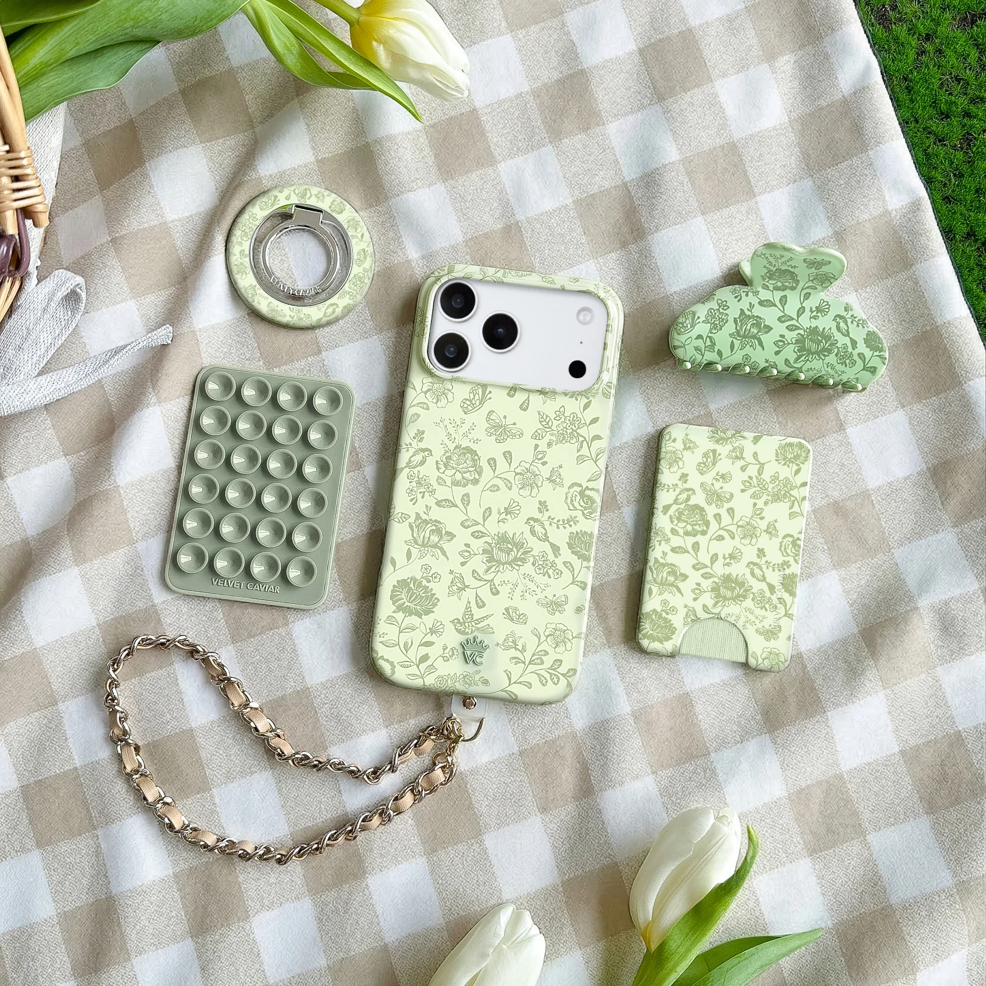 Storybook Sage Floral MagSafe Grip Ring - Image 6