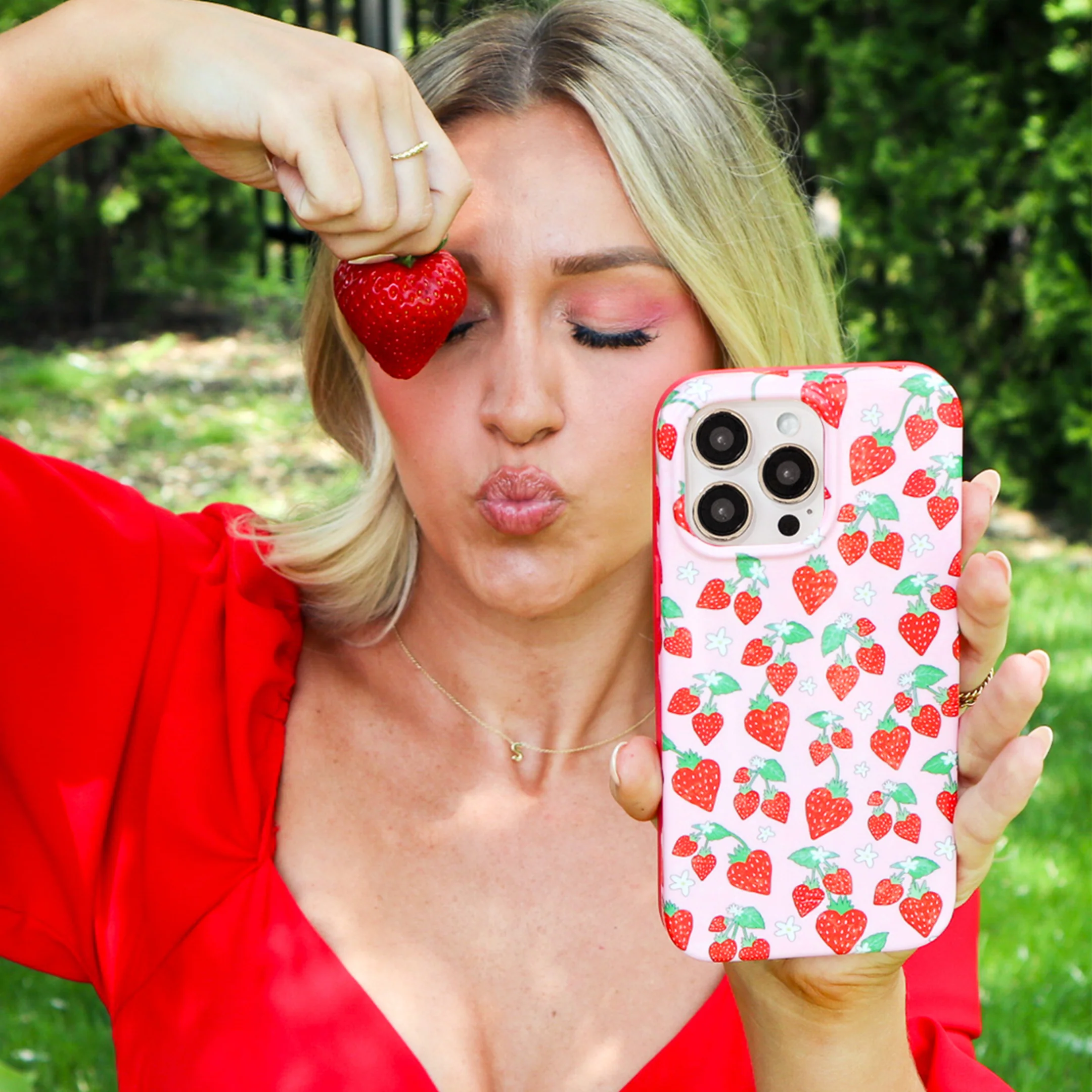 Strawberry Sweethearts iPhone Case - Image 44