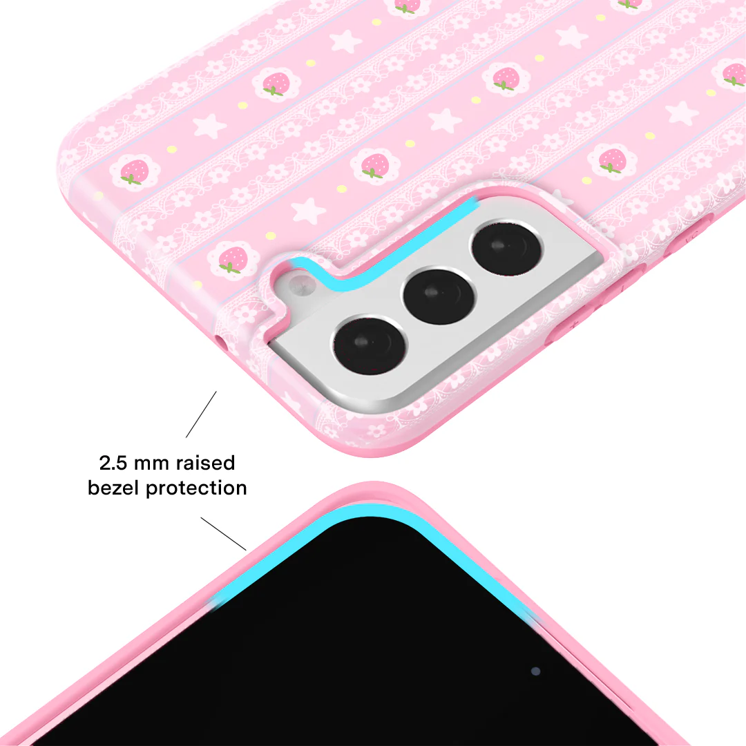 Strawberry Macaron Samsung Case - Image 47
