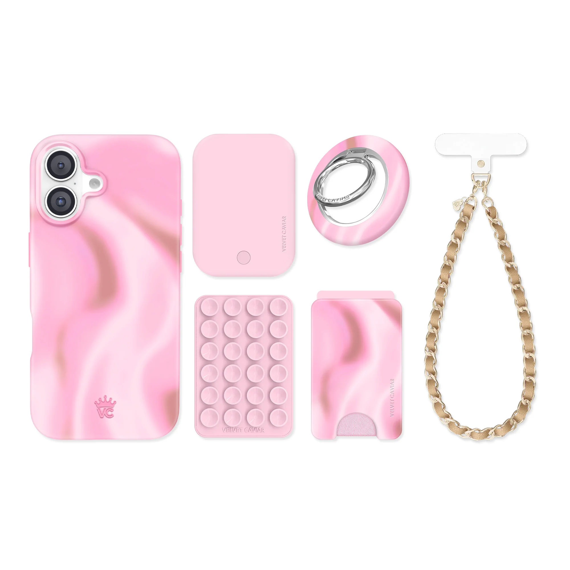 Strawberry Swirl iPhone Bundle Set - Image 106