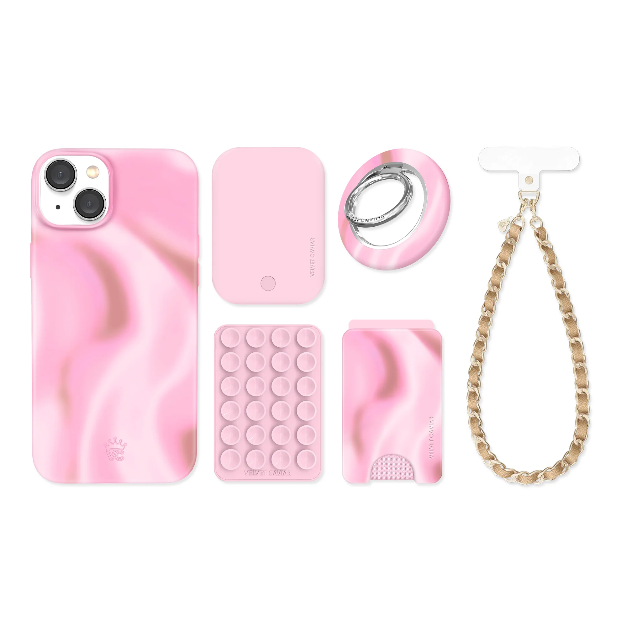 Strawberry Swirl iPhone Bundle Set - Image 22