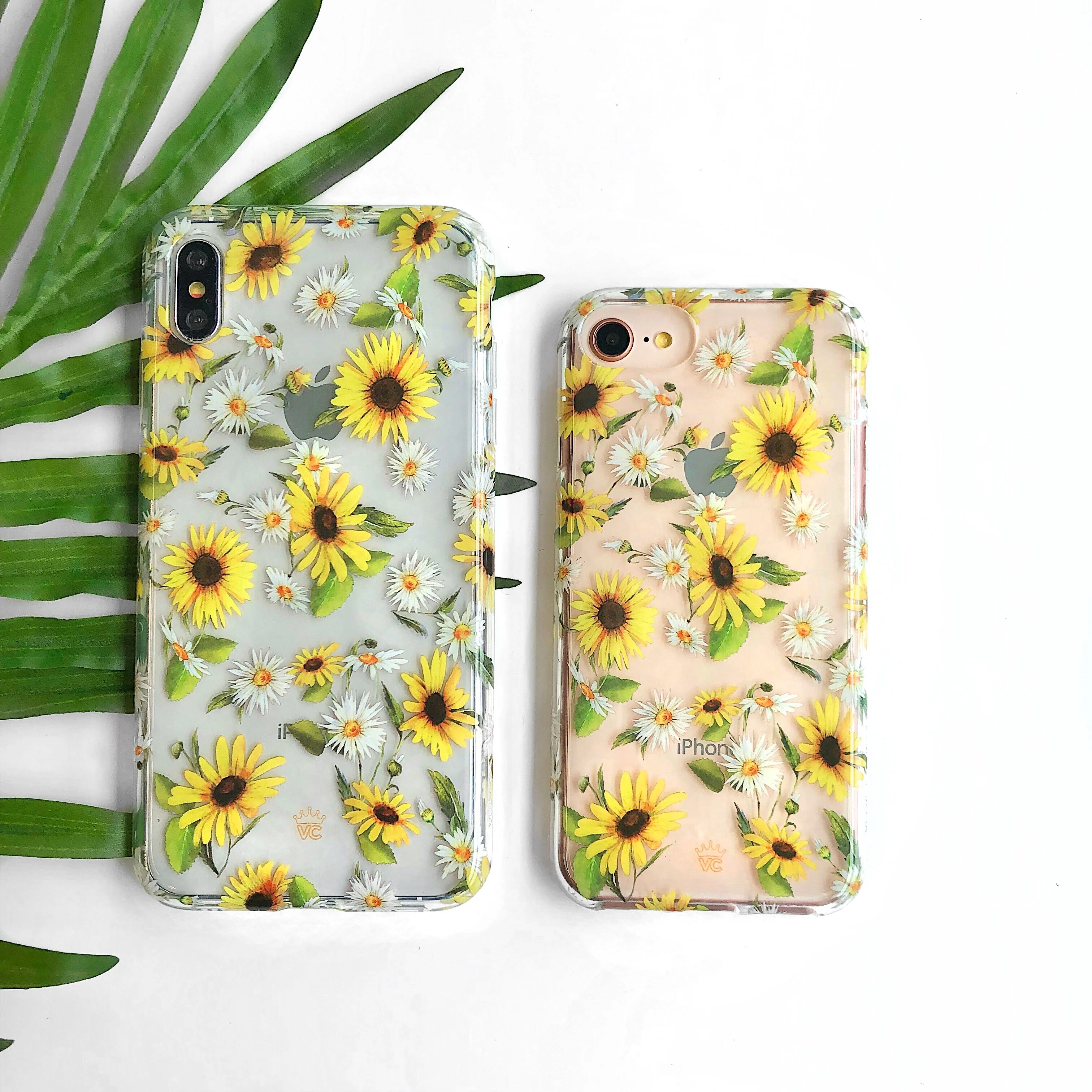 Sunflower Daisy Clear iPhone Case - Image 49