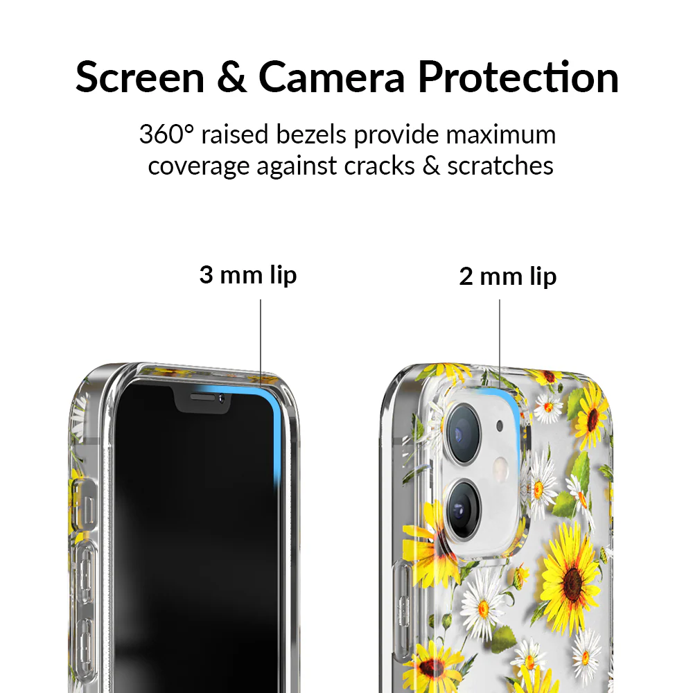 Sunflower Daisy Clear iPhone Case - Image 93