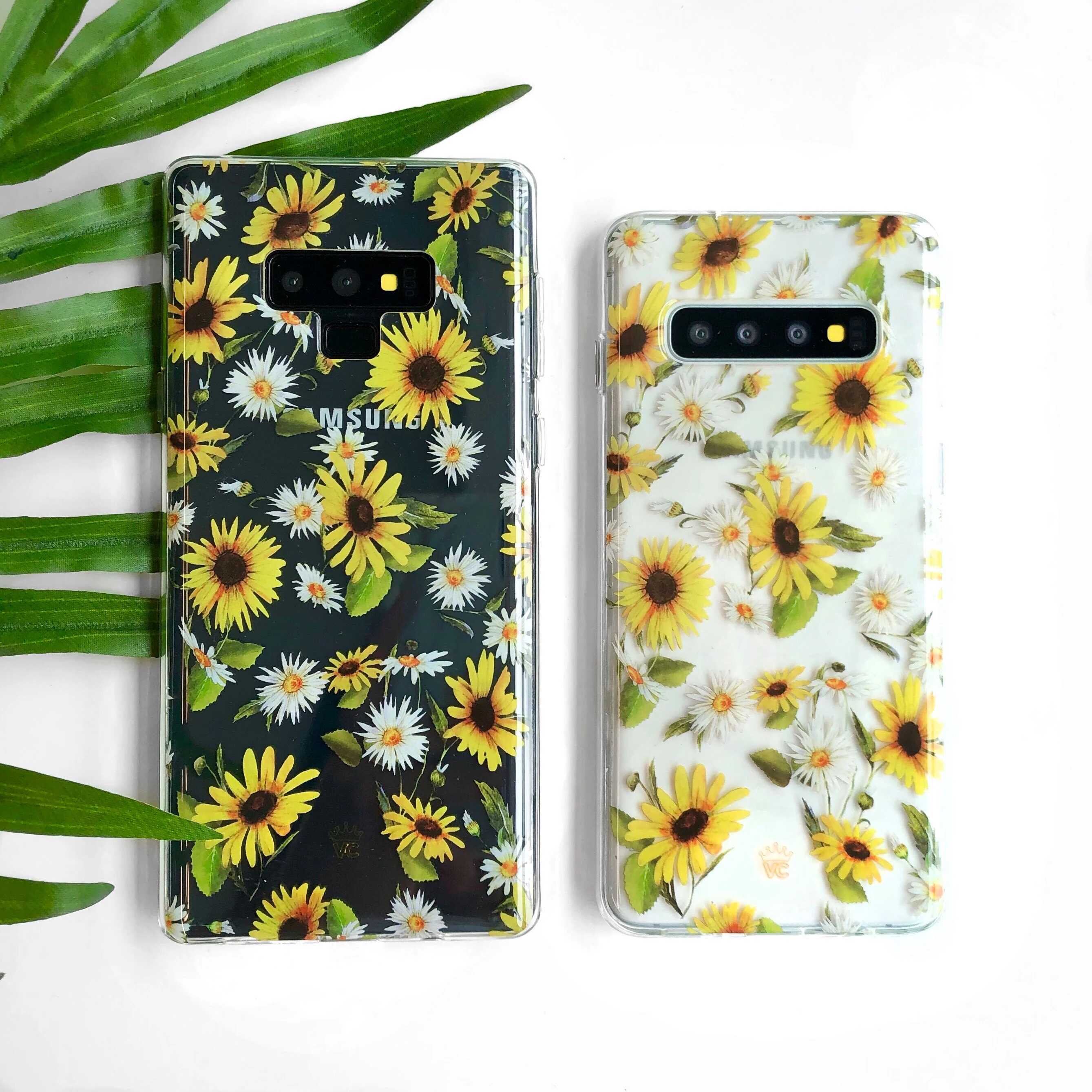 Sunflower Daisy Clear Samsung Galaxy Case - Image 38