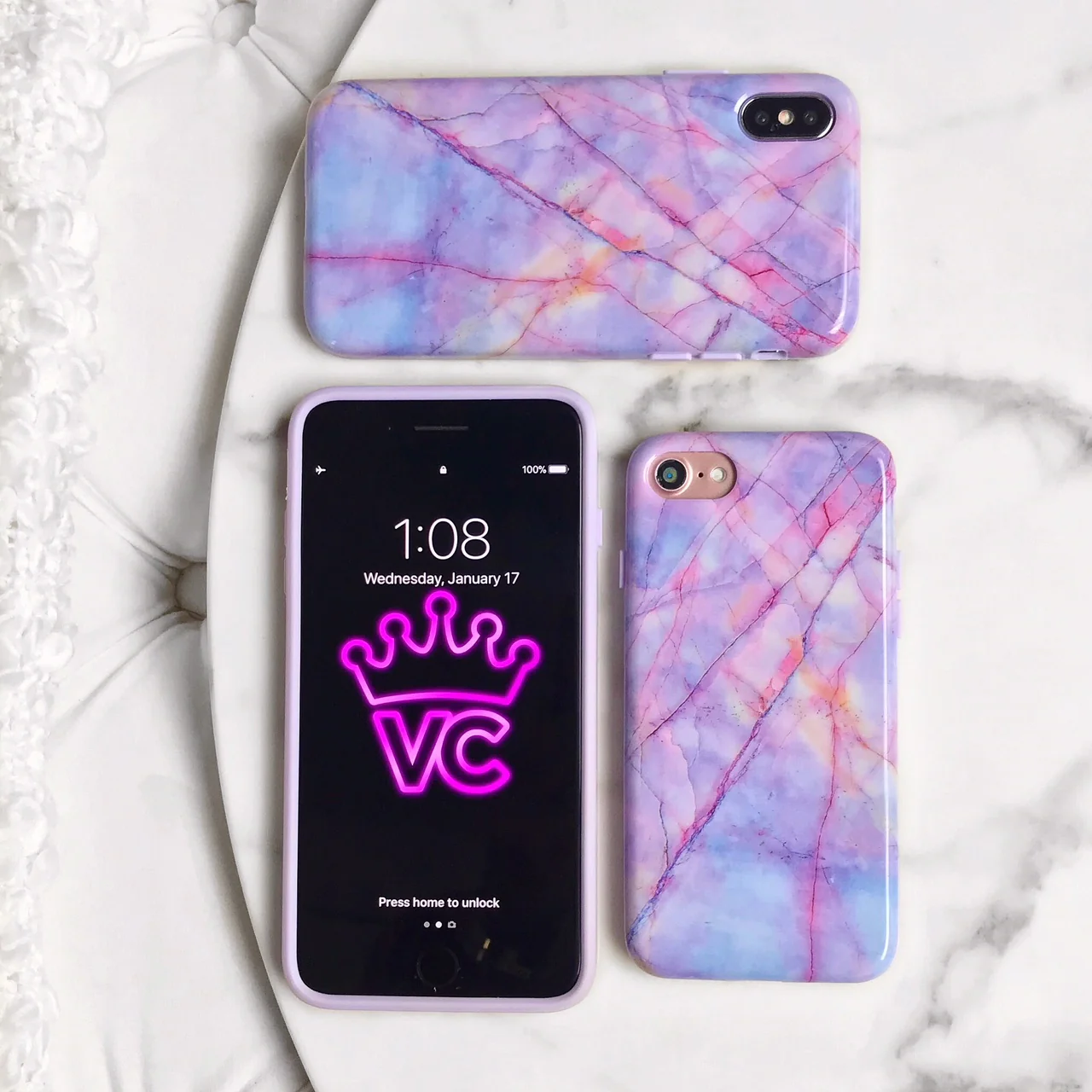 Sunset Marble iPhone Case - Image 21