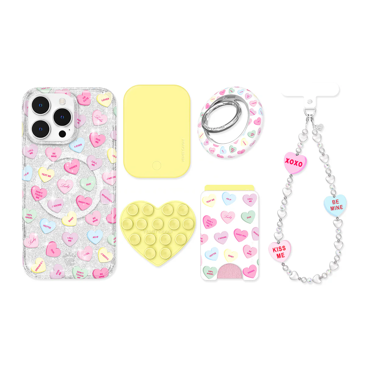 Sweet Hearts Glitter iPhone Bundle Set - Image 2