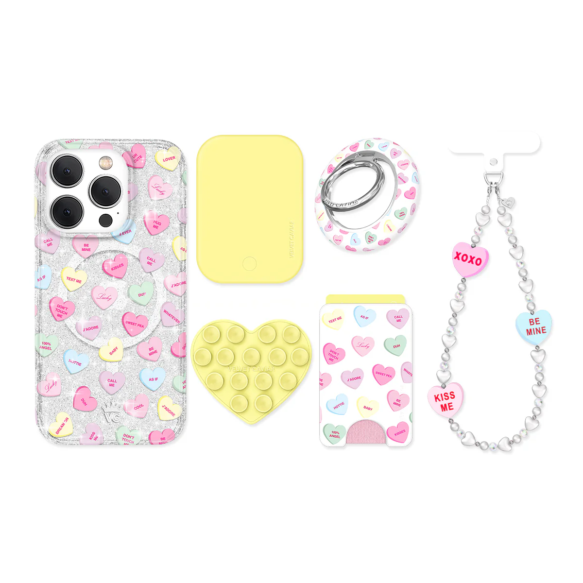 Sweet Hearts Glitter iPhone Bundle Set - Image 7