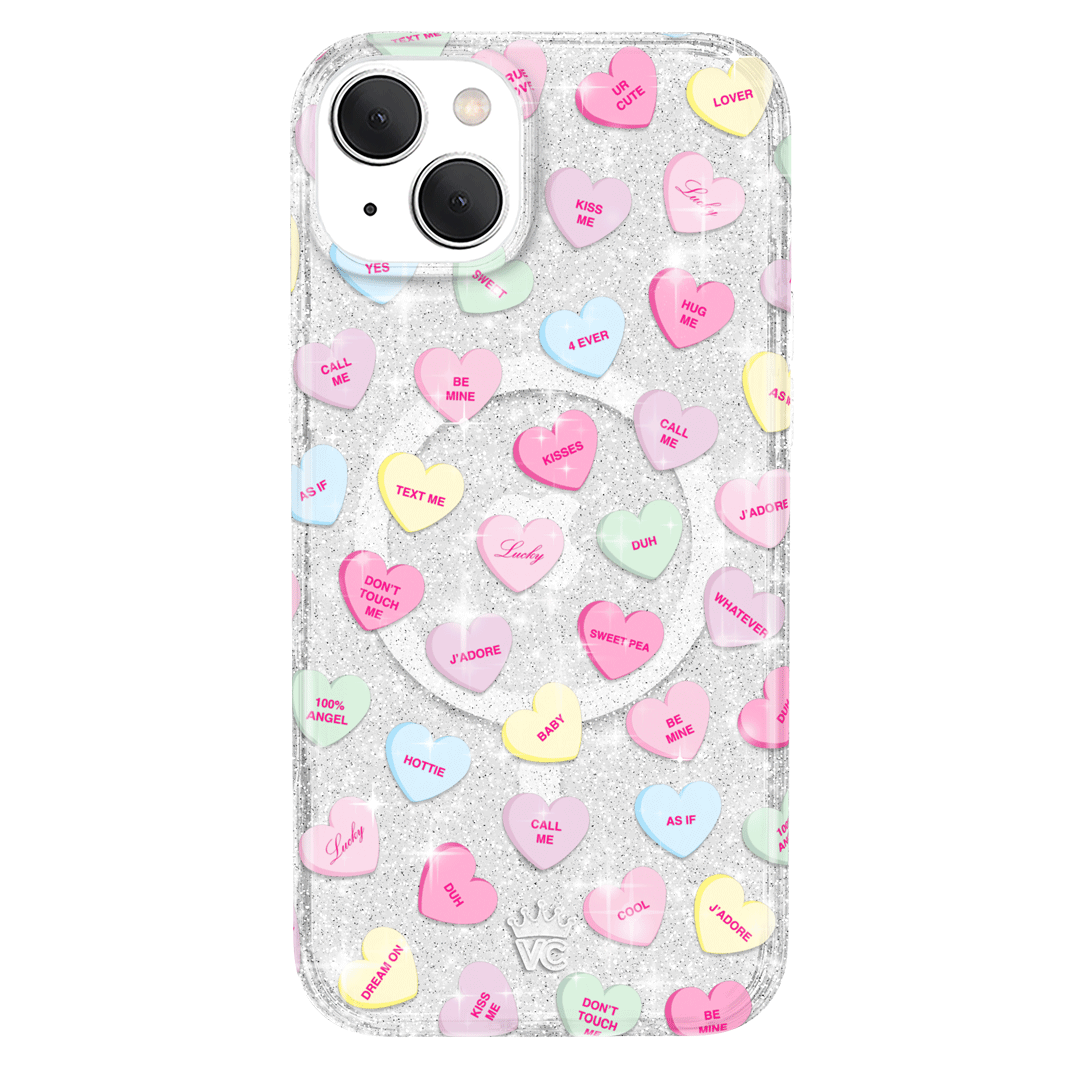 Sweet Hearts Glitter iPhone Case - Image 51