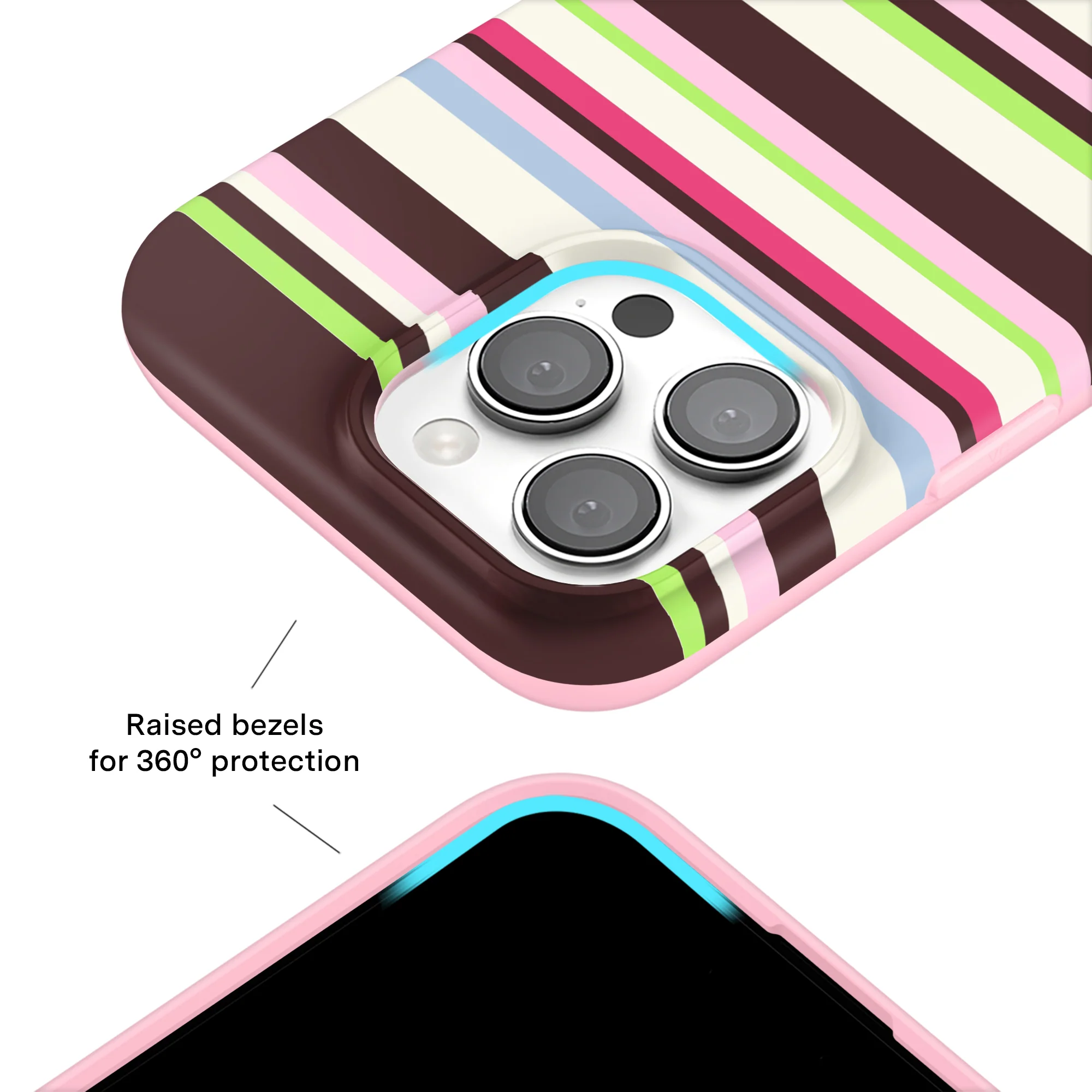 Sweet Treat Stripes iPhone Case - Image 13