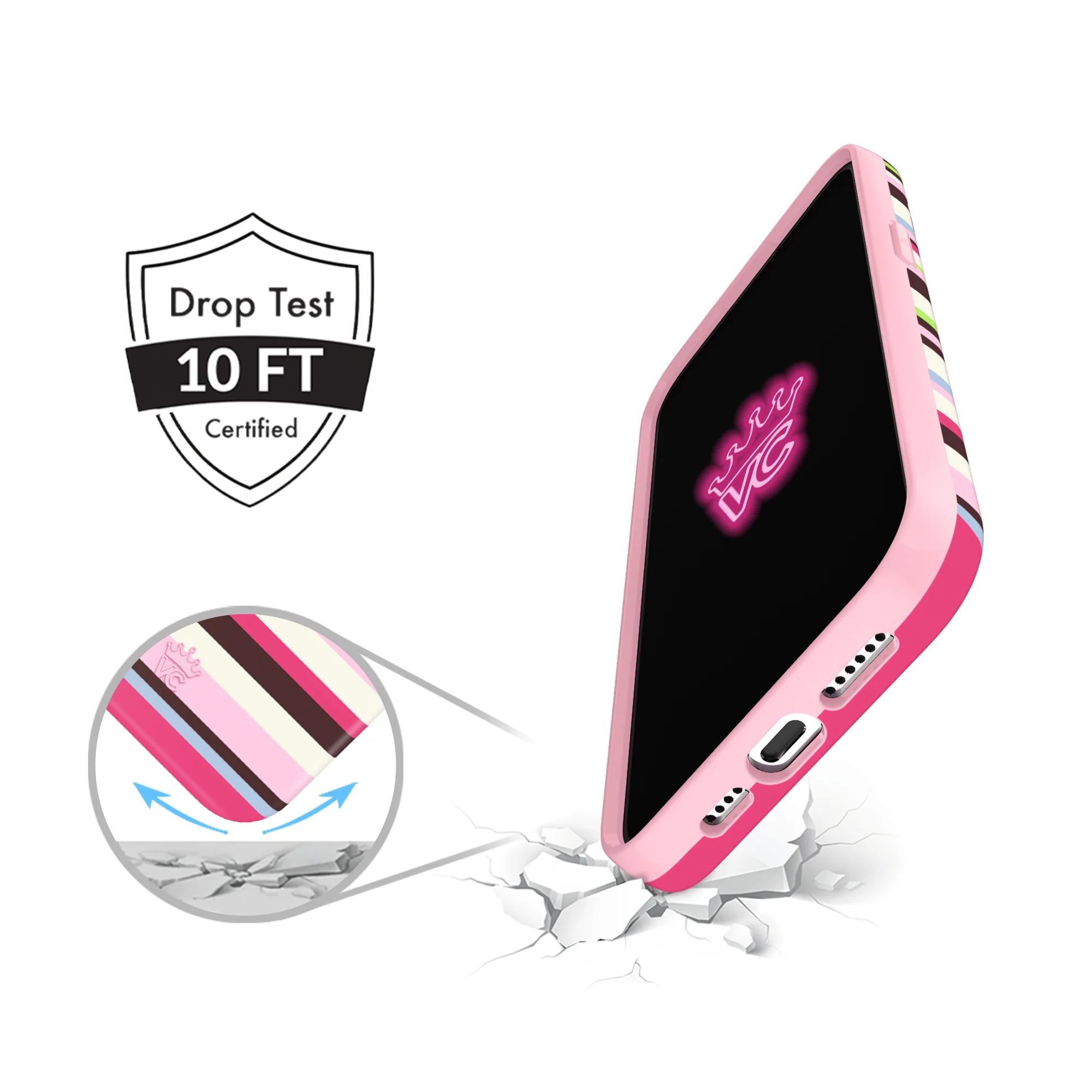 Sweet Treat Stripes iPhone Case - Image 22