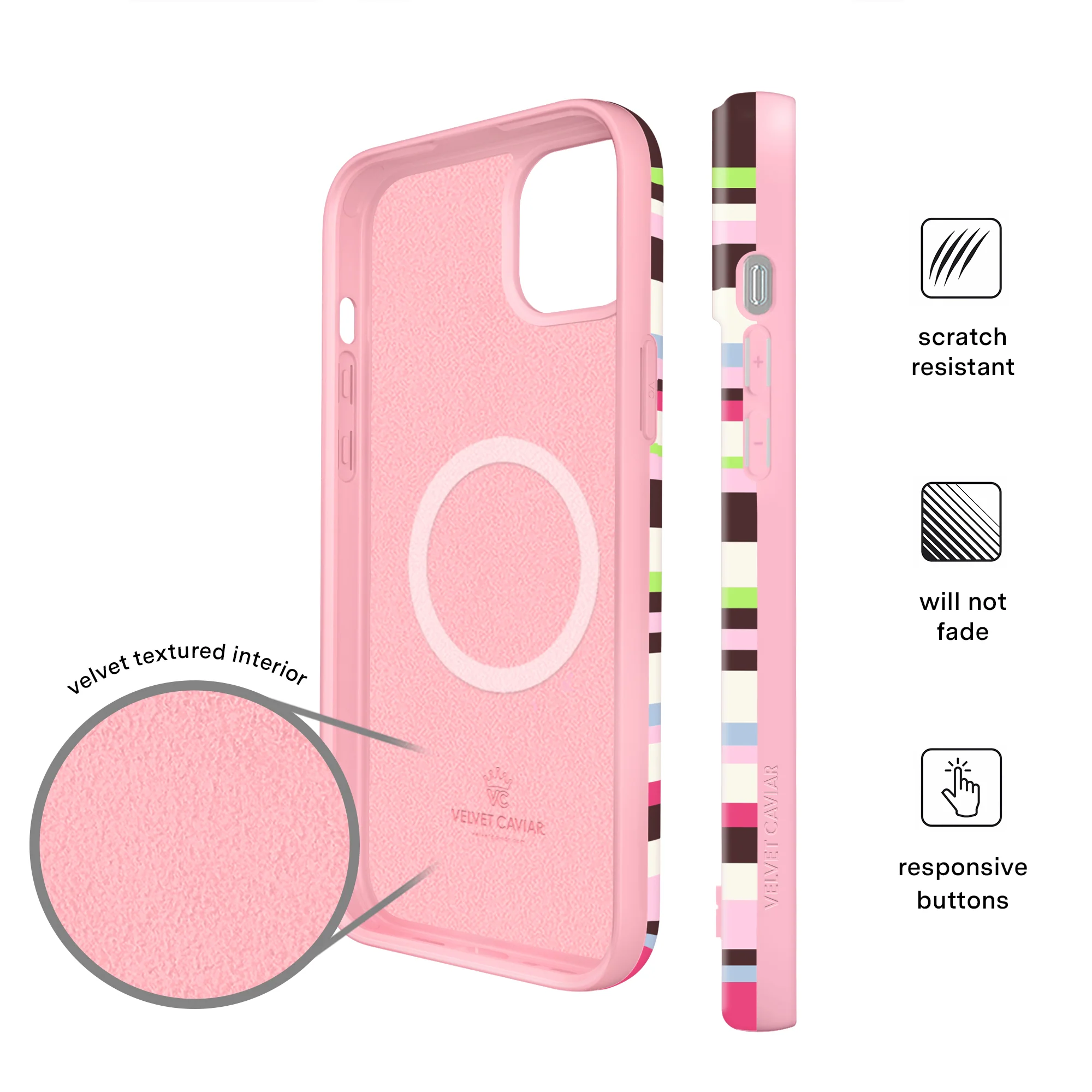 Sweet Treat Stripes iPhone Case - Image 40