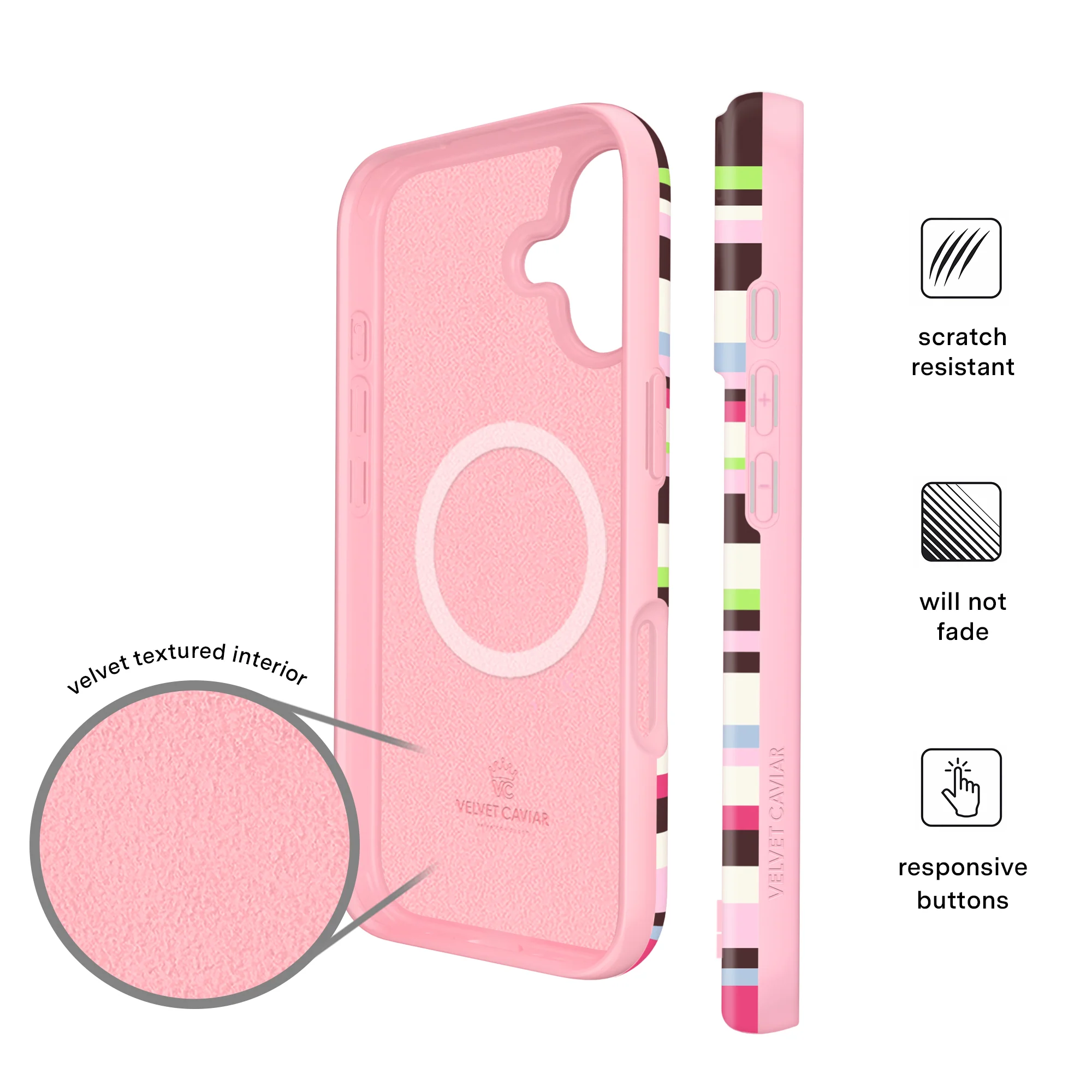 Sweet Treat Stripes iPhone Case - Image 45