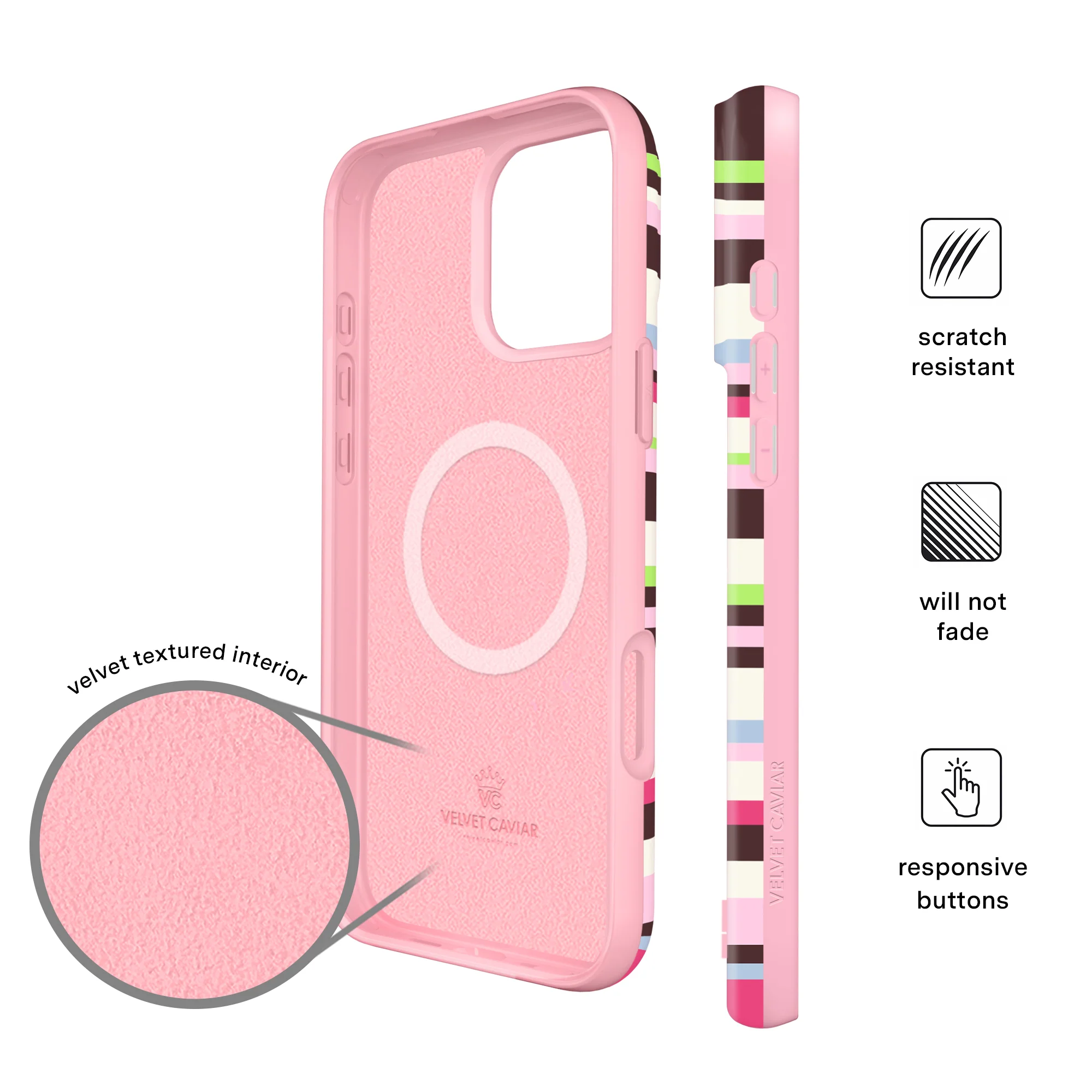 Sweet Treat Stripes iPhone Case - Image 50