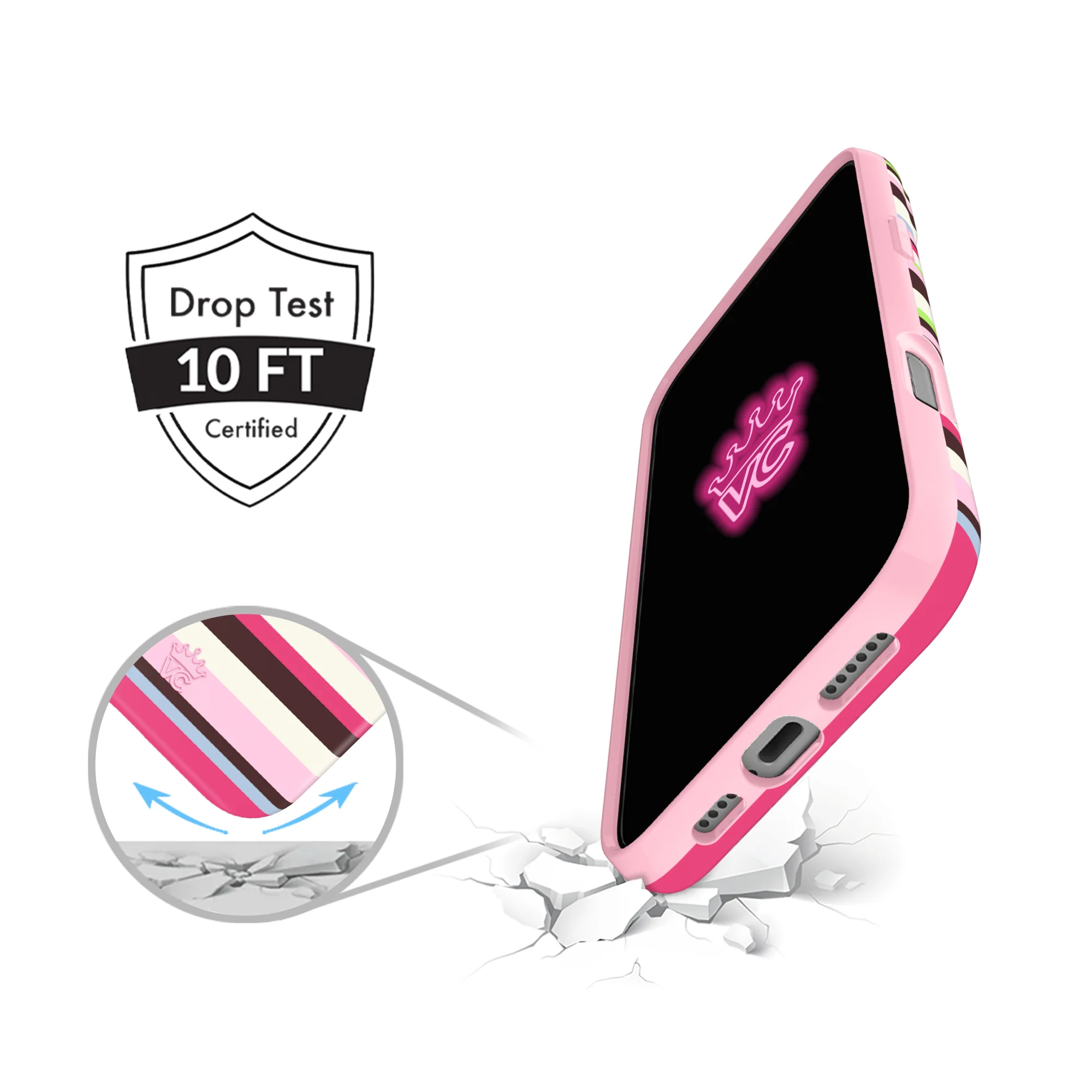 Sweet Treat Stripes iPhone Case - Image 57