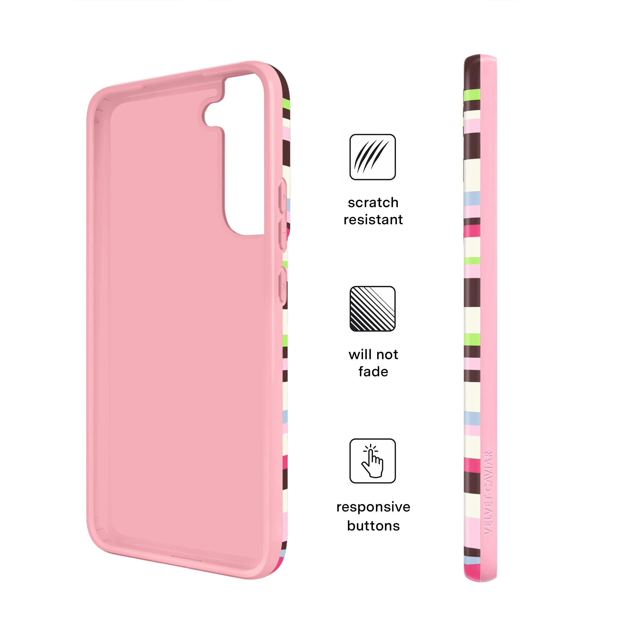 Sweet Treat Stripes Samsung Case - Image 5