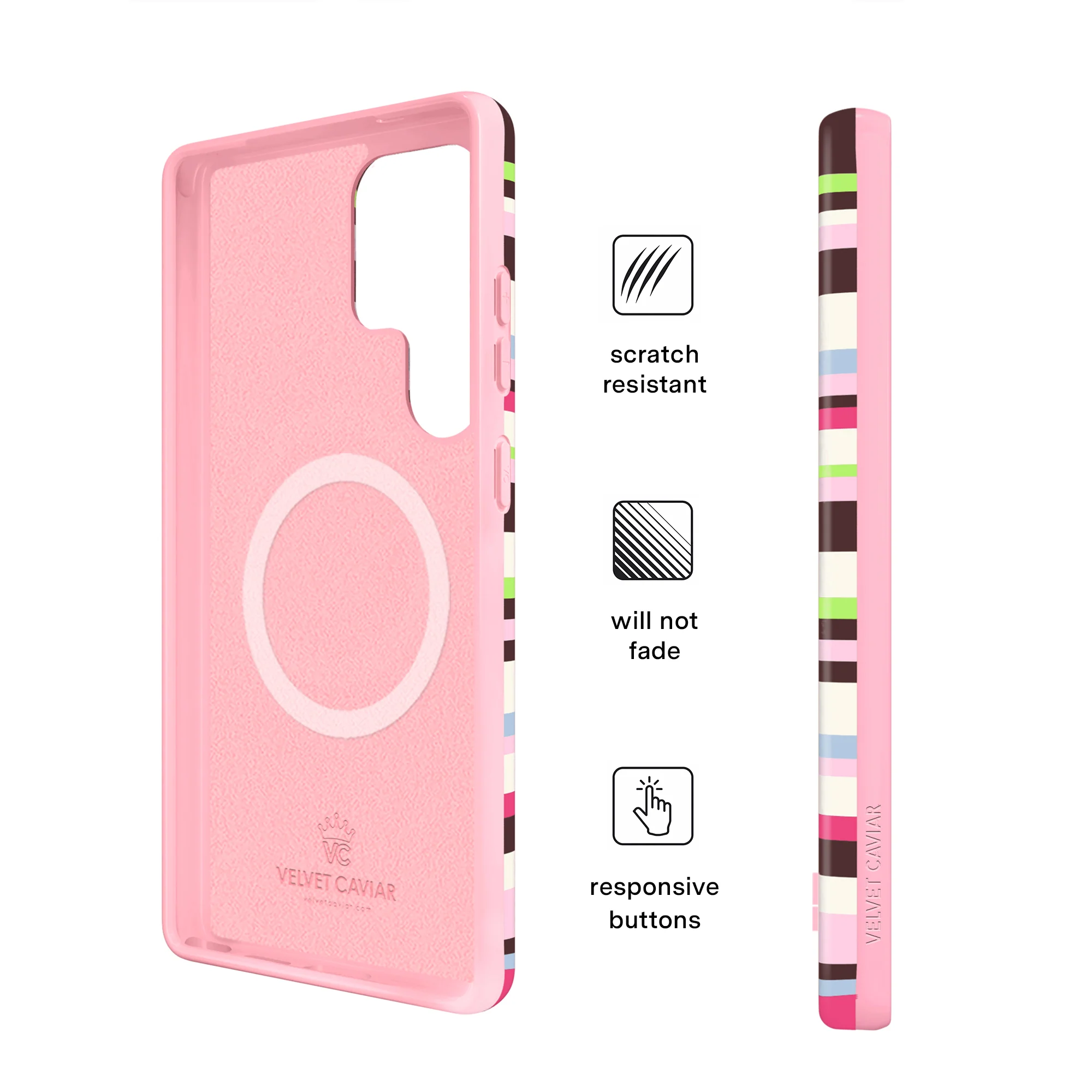 Sweet Treat Stripes Samsung Case - Image 60
