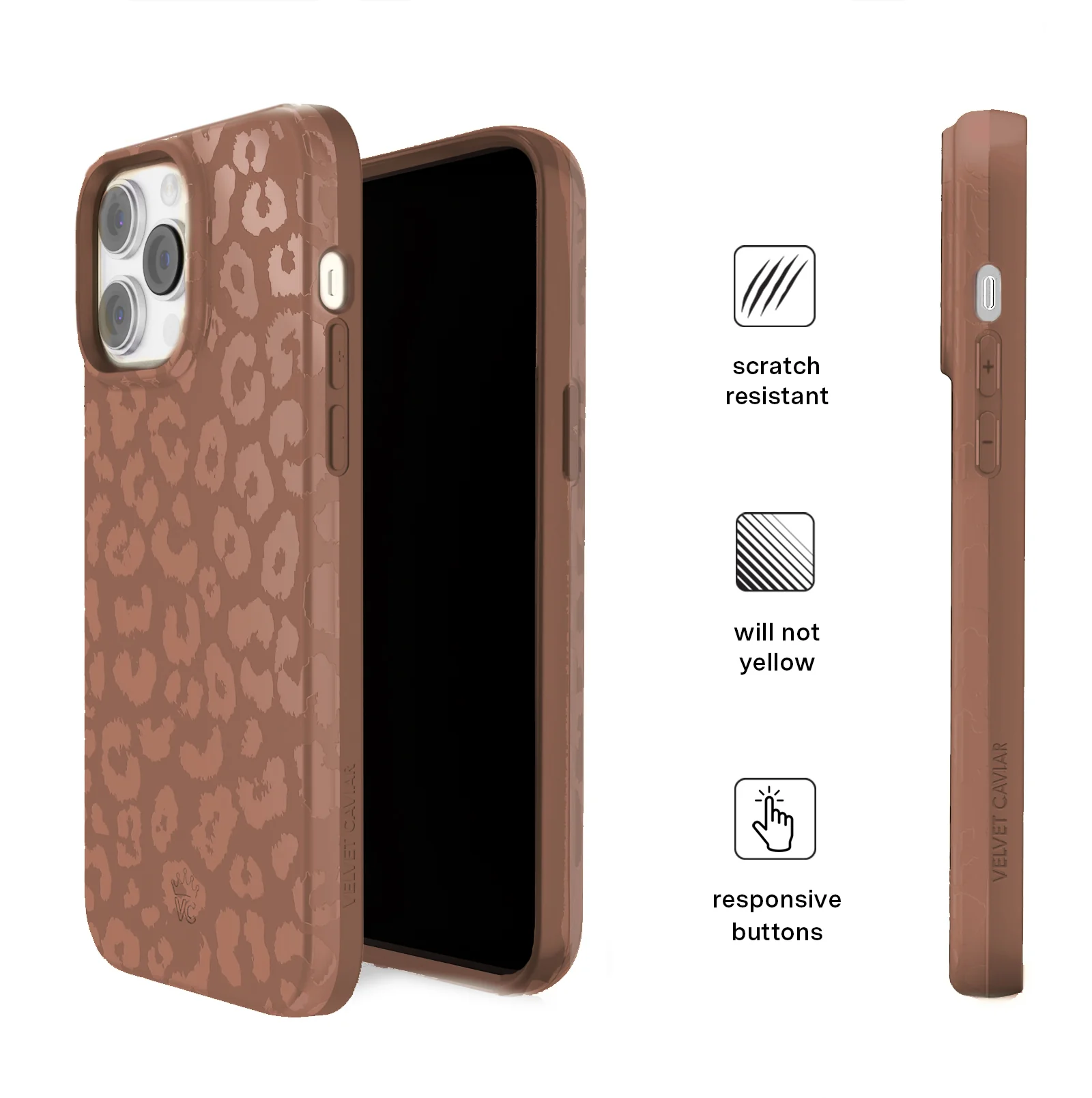 Chocolate Leopard iPhone Case - Image 48