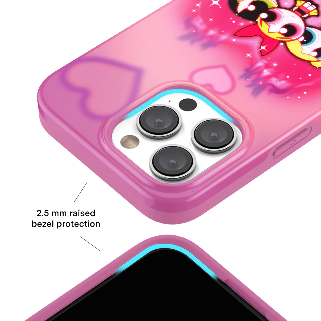 The Powerpuff Girls Airbrush Hearts iPhone Case - Image 38