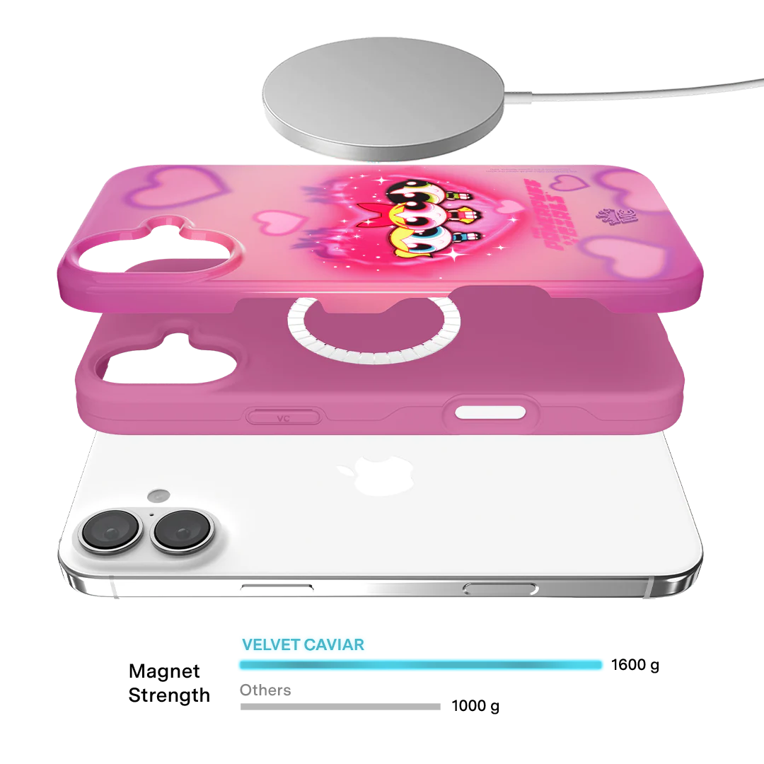 The Powerpuff Girls Airbrush Hearts iPhone Case - Image 4