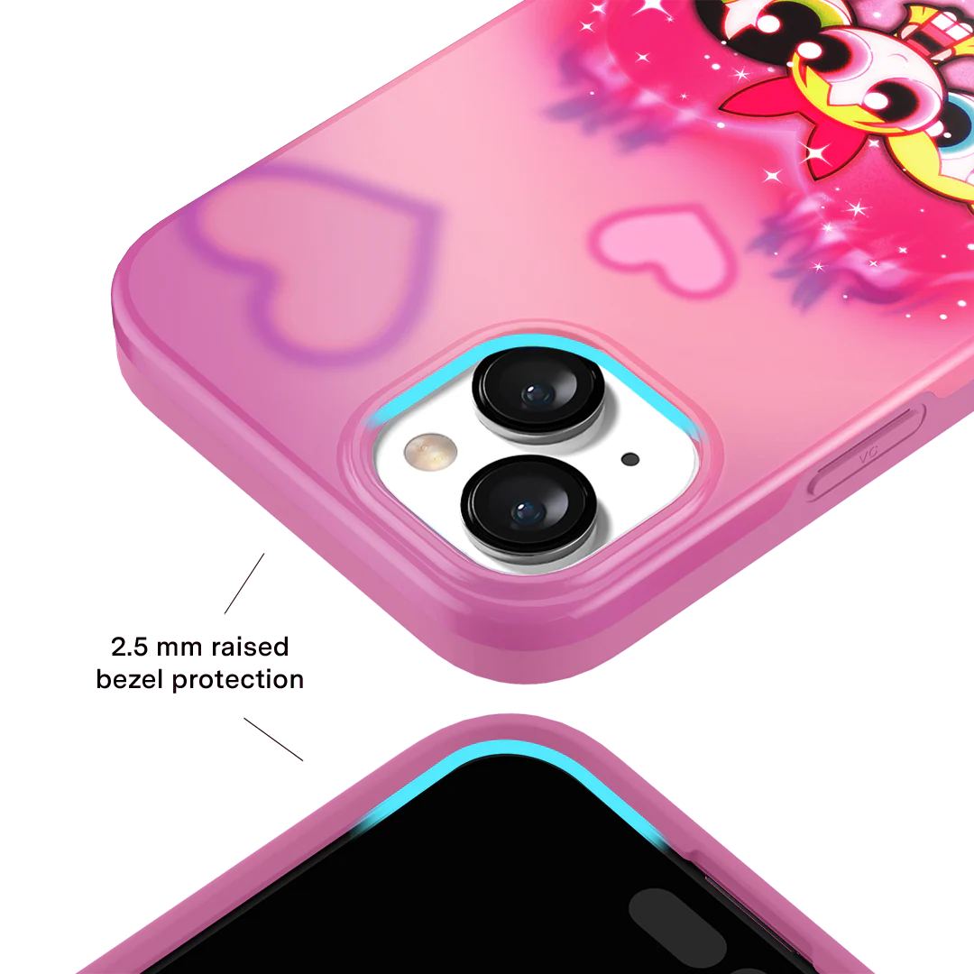 The Powerpuff Girls Airbrush Hearts iPhone Case - Image 59
