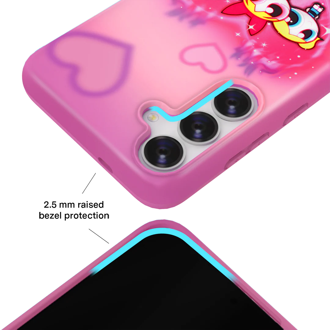 The Powerpuff Girls Airbrush Hearts Samsung Case - Image 24