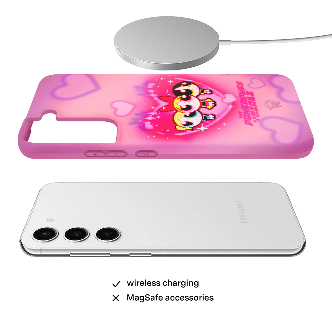 The Powerpuff Girls Airbrush Hearts Samsung Case - Image 74