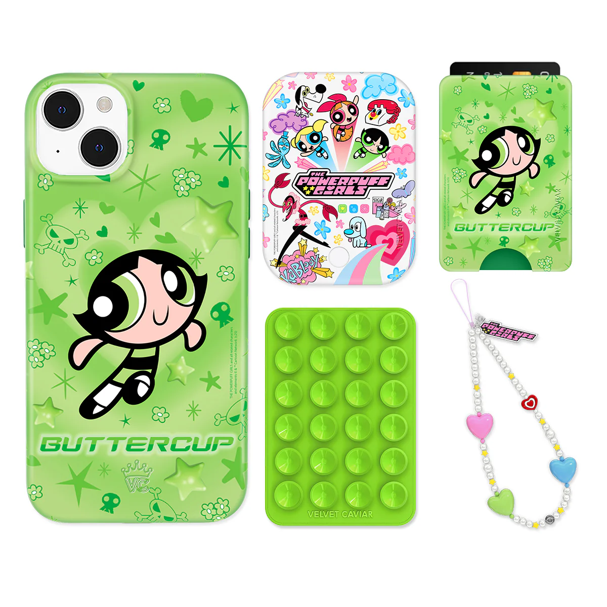 The Powerpuff Girls Buttercup iPhone Bundle Set - Wallet - Image 11