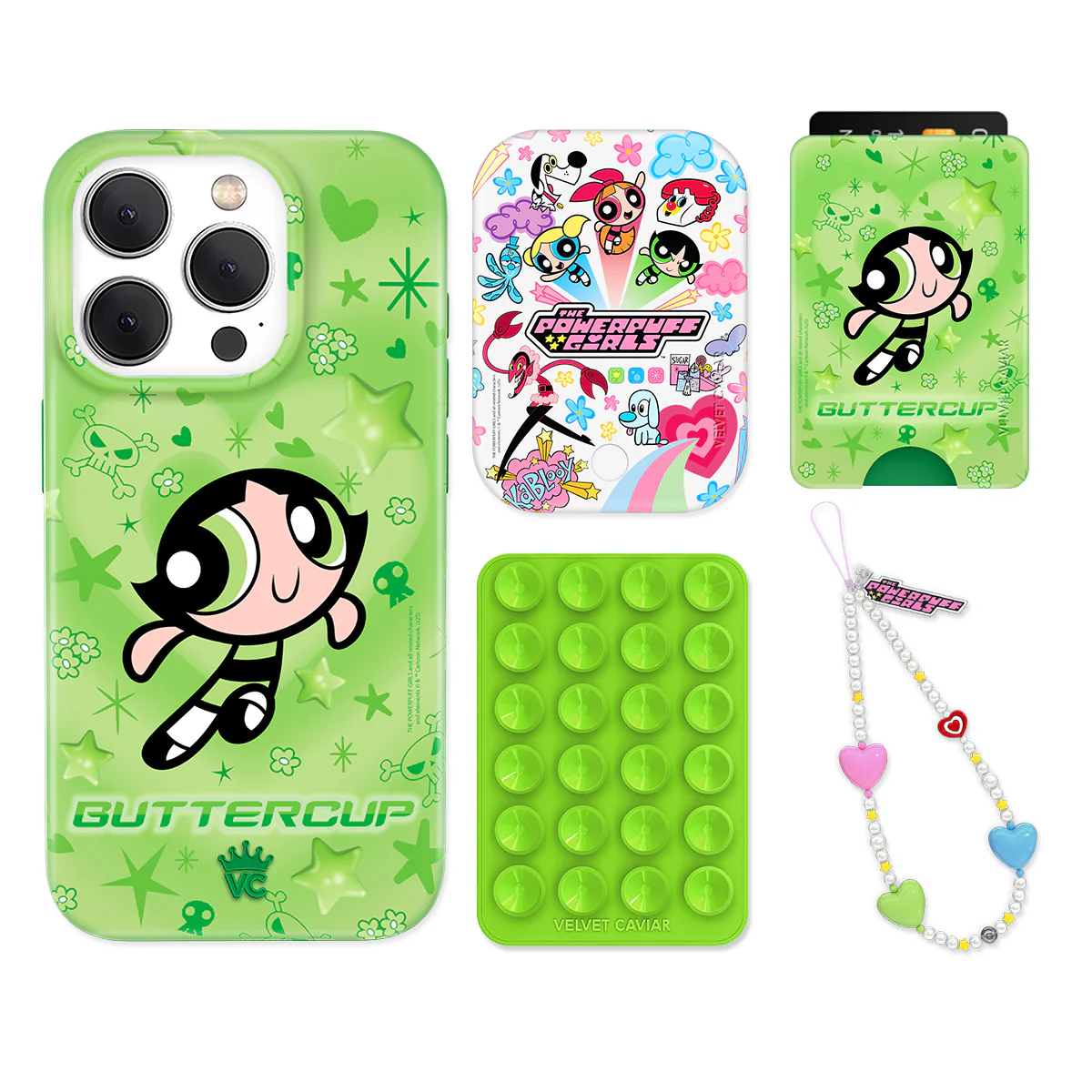 The Powerpuff Girls Buttercup iPhone Bundle Set - Wallet - Image 6