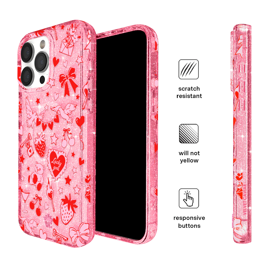 Be Mine Glitter iPhone Case - Image 30