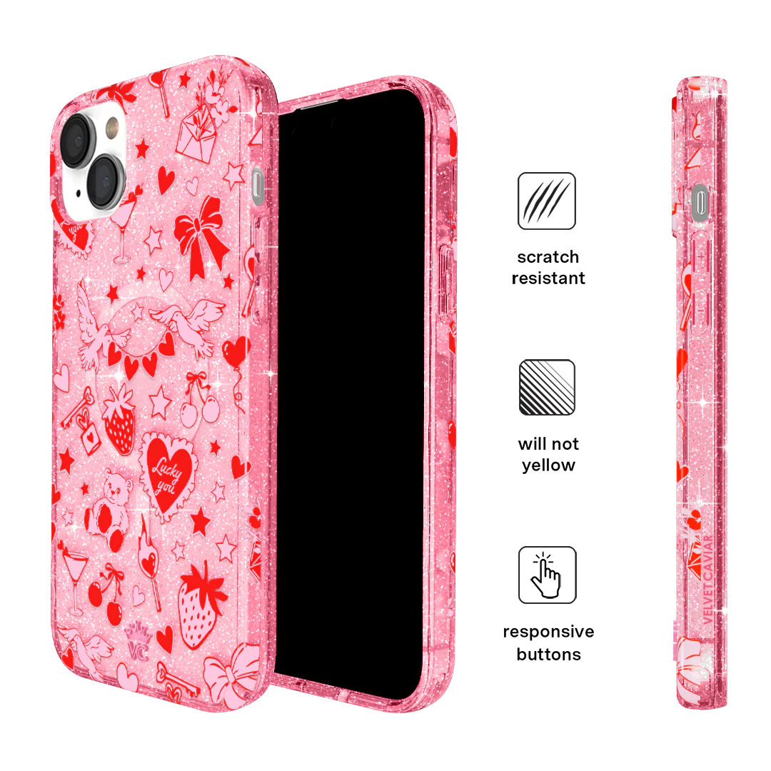 Be Mine Glitter iPhone Case - Image 35