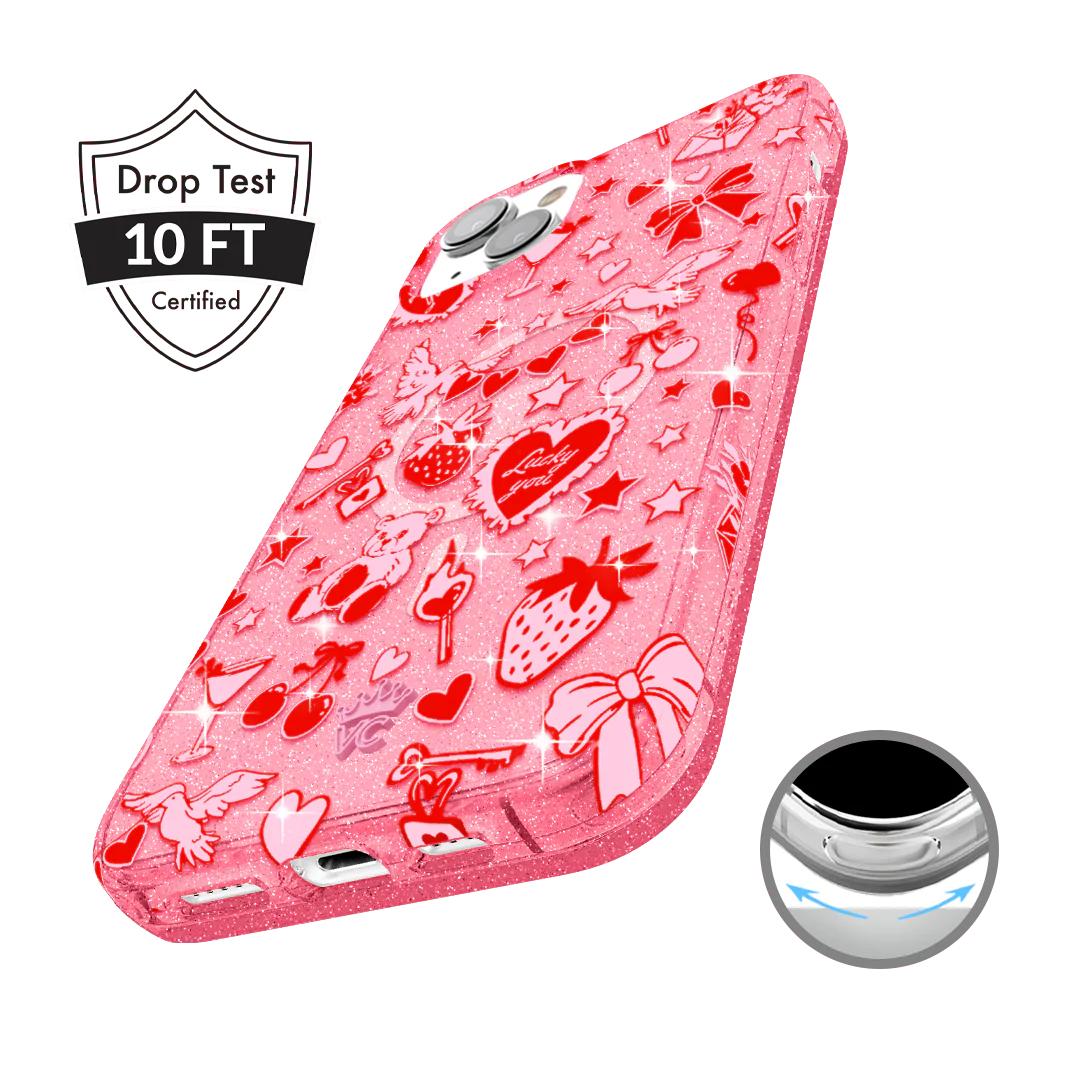 Be Mine Glitter iPhone Case - Image 39