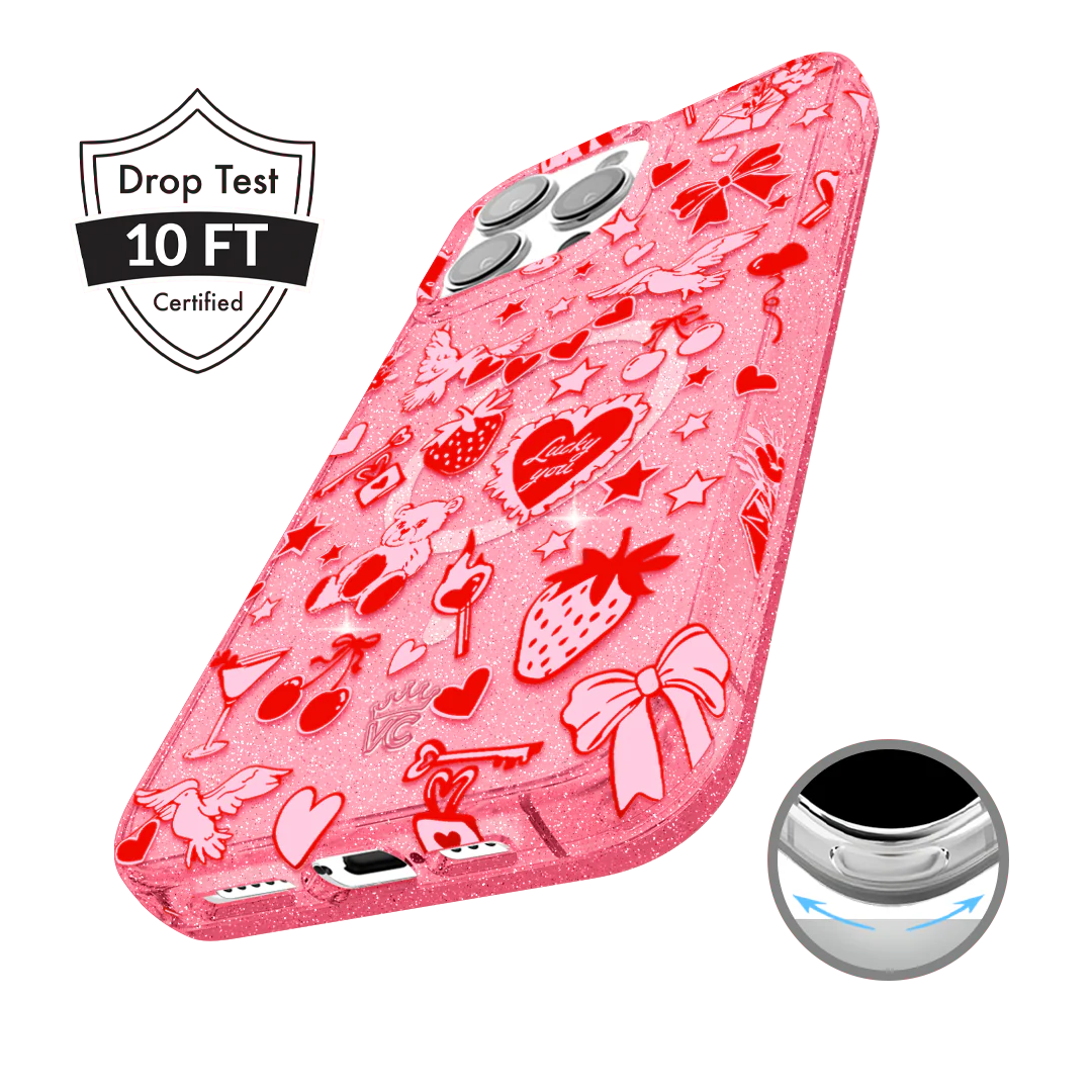 Be Mine Glitter iPhone Case - Image 44