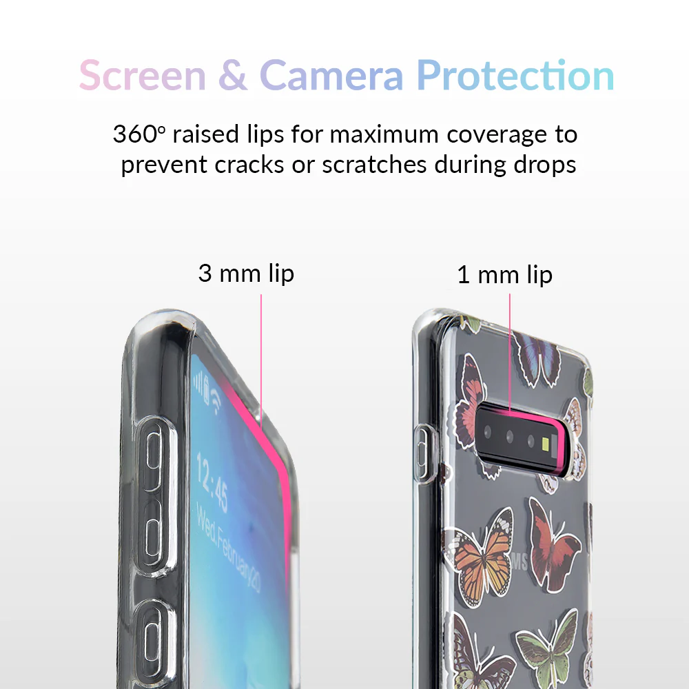 Vintage Butterfly Samsung Galaxy Clear Case - Image 22