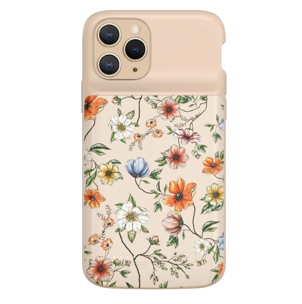 Vintage Floral iPhone Charging Case - Image 13