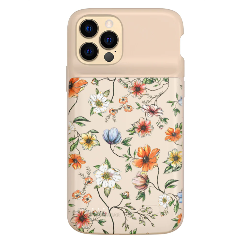Vintage Floral iPhone Charging Case - Image 55