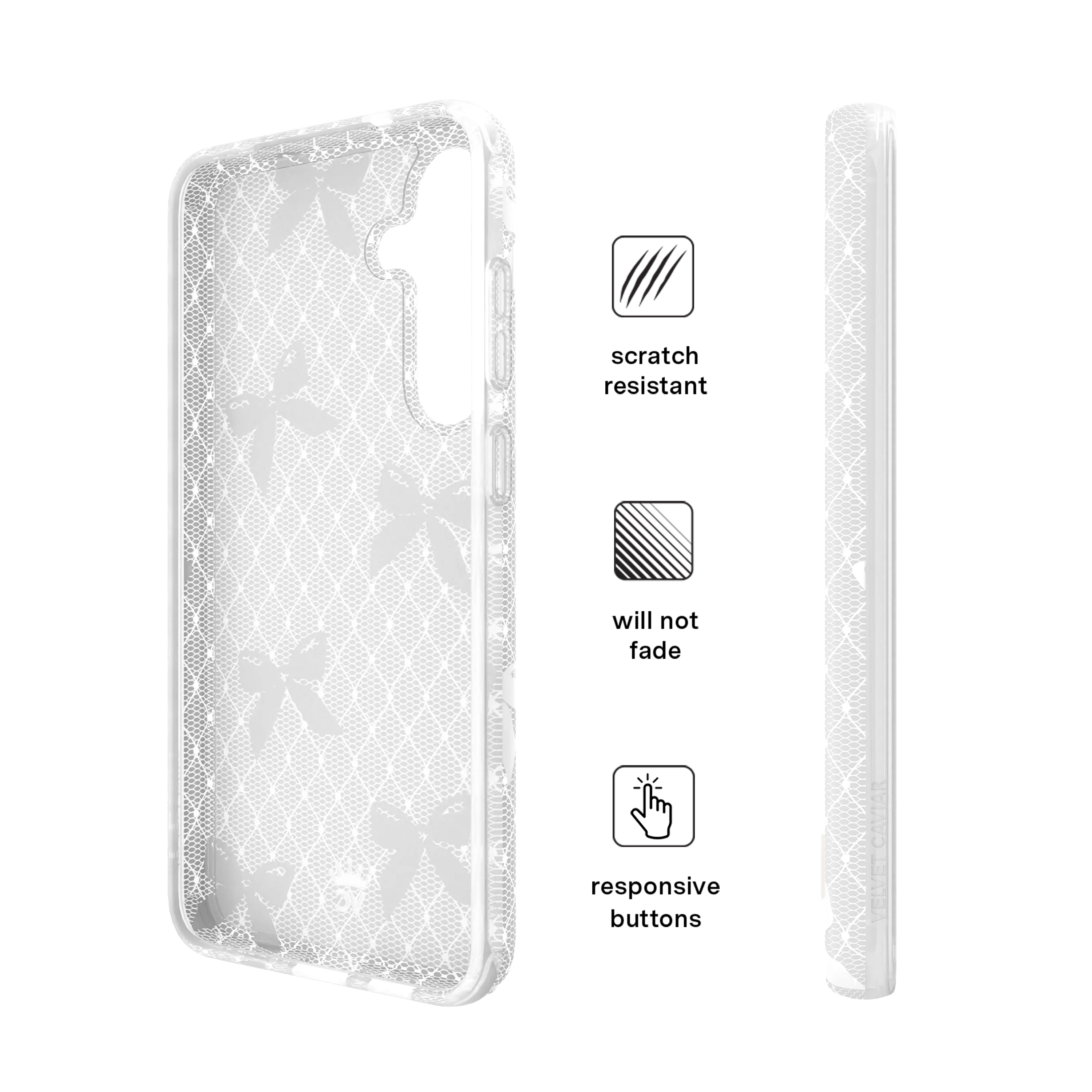 Vintage Lace Bows Samsung Case - Image 6