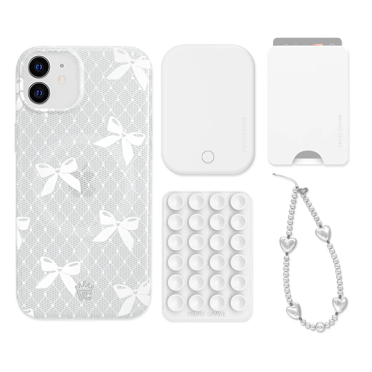 Vintage Lace Bows iPhone Bundle Set - Wallet - Image 16