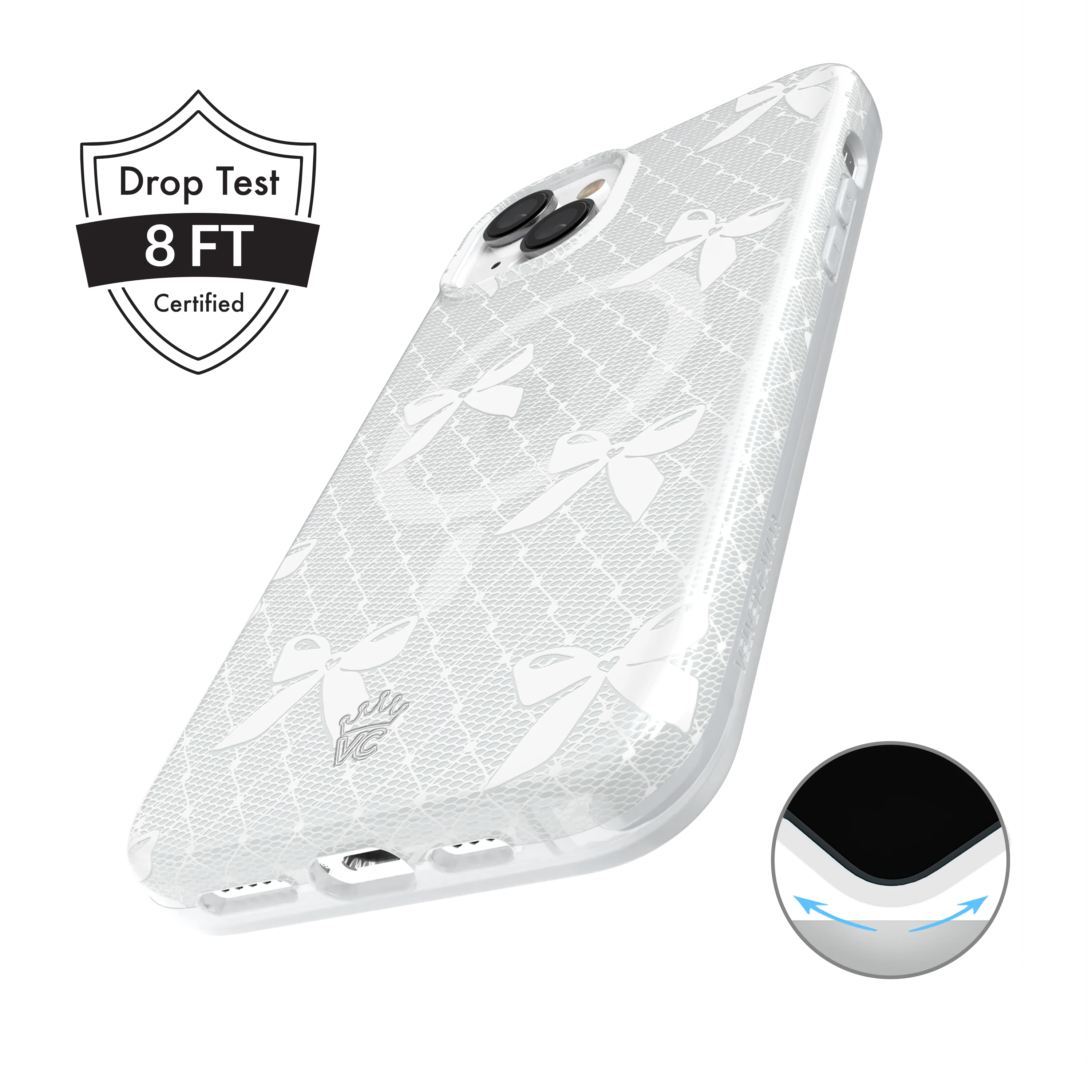 Vintage Lace Bows iPhone Case - Image 41