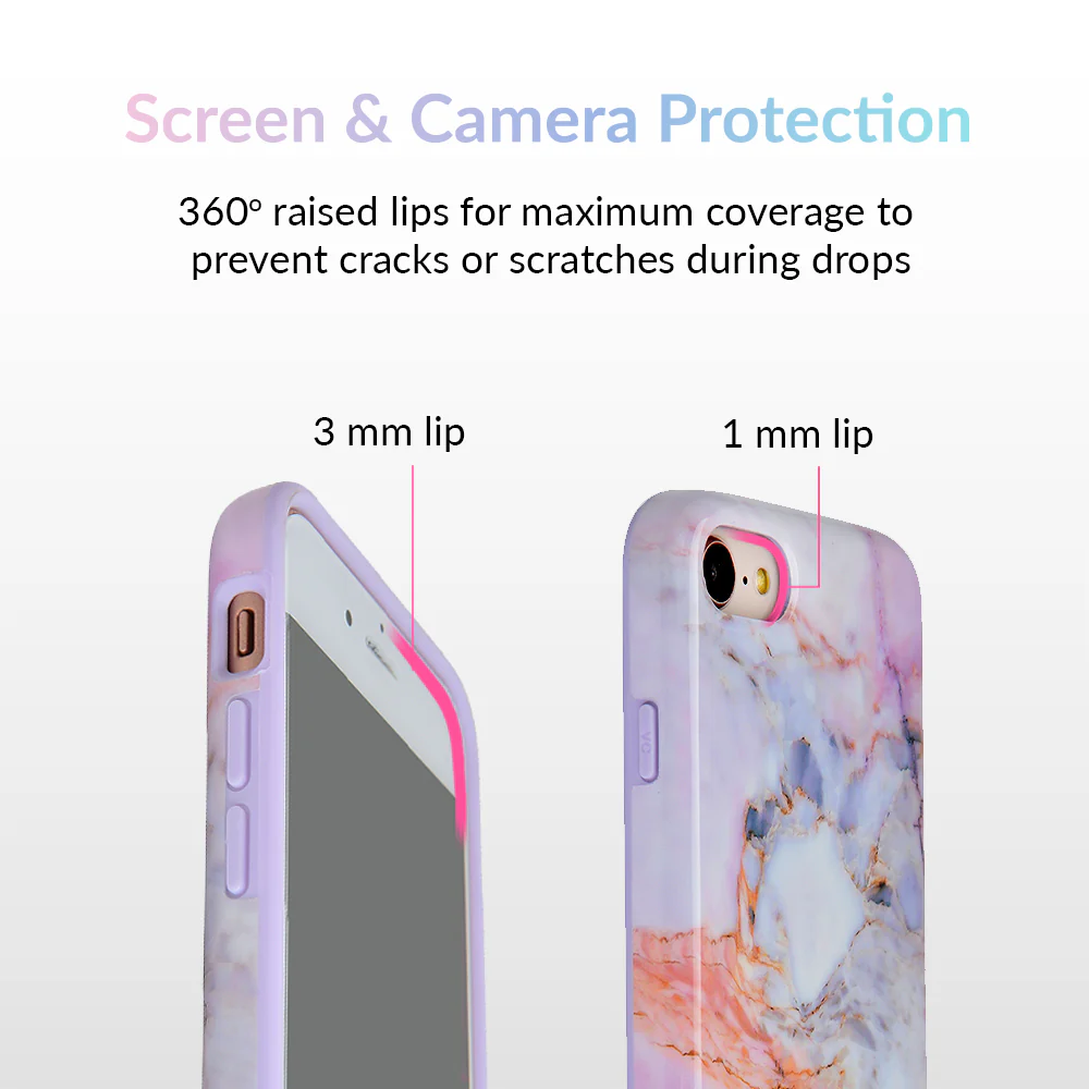 Violet Sky Marble iPhone Case - Image 10