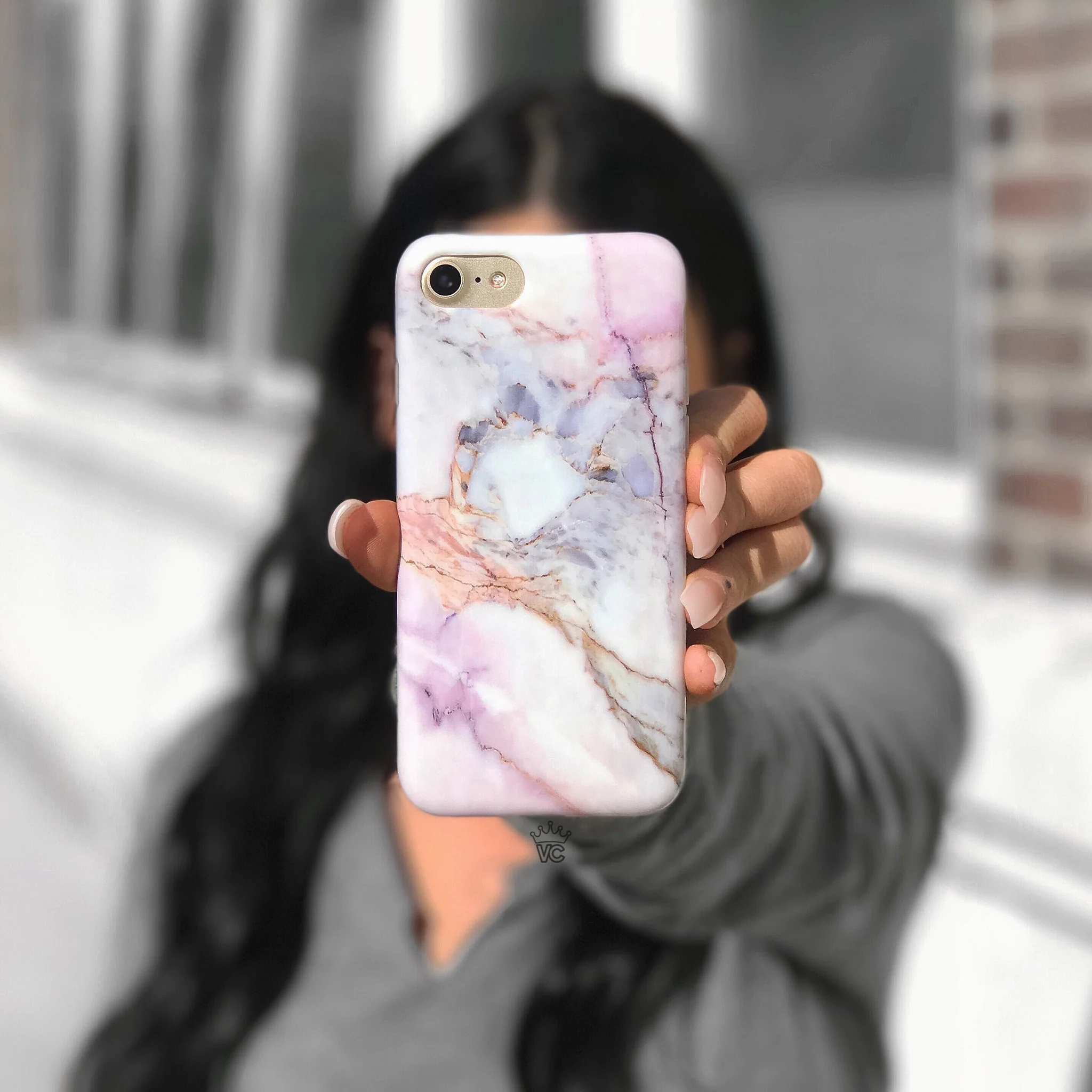 Violet Sky Marble iPhone Case - Image 2
