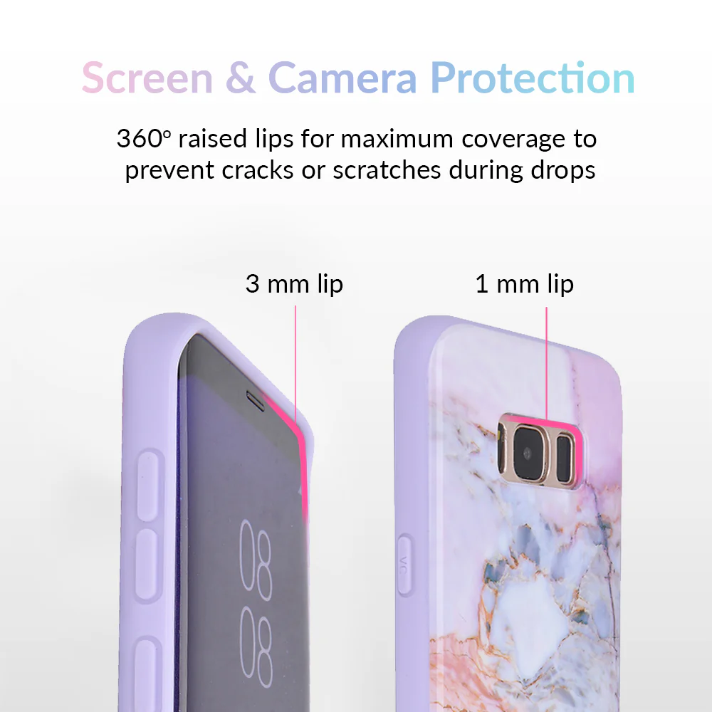 Violet Sky Marble Samsung Case - Image 2