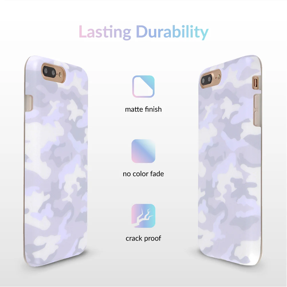 White Clouds Camo iPhone Case - Image 19