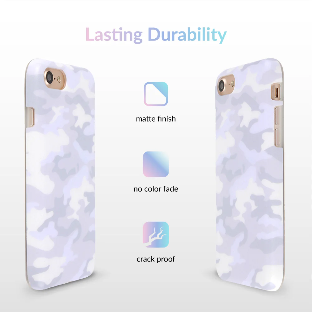 White Clouds Camo iPhone Case - Image 37