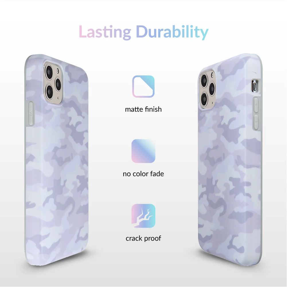 White Clouds Camo iPhone Case - Image 70