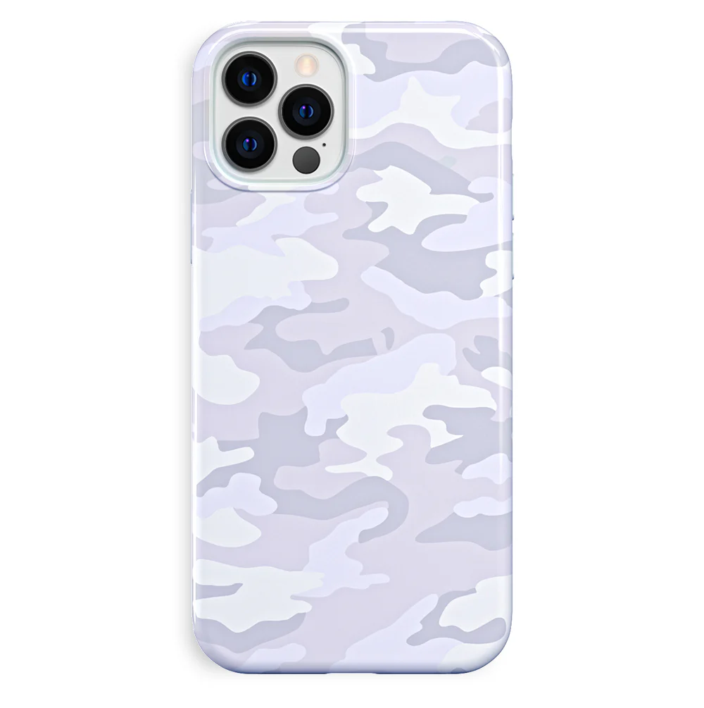 White Clouds Camo iPhone Case - Image 82