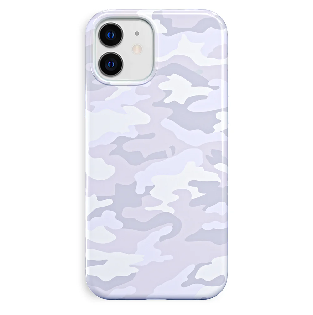 White Clouds Camo iPhone Case - Image 92