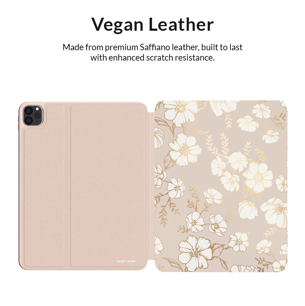 White Floral iPad Case 2.0 - Image 13