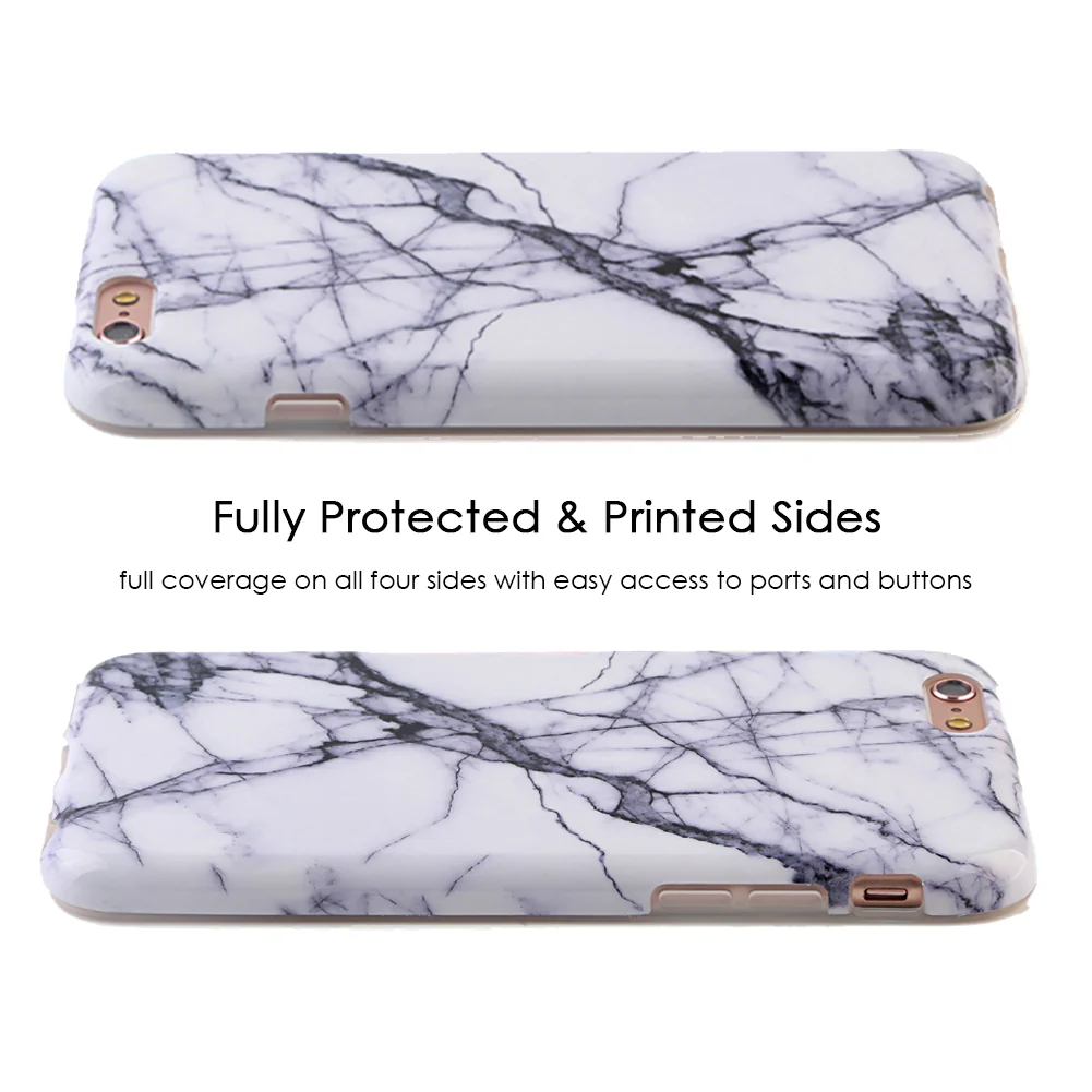 White & Gray Marble iPhone Case - Image 35
